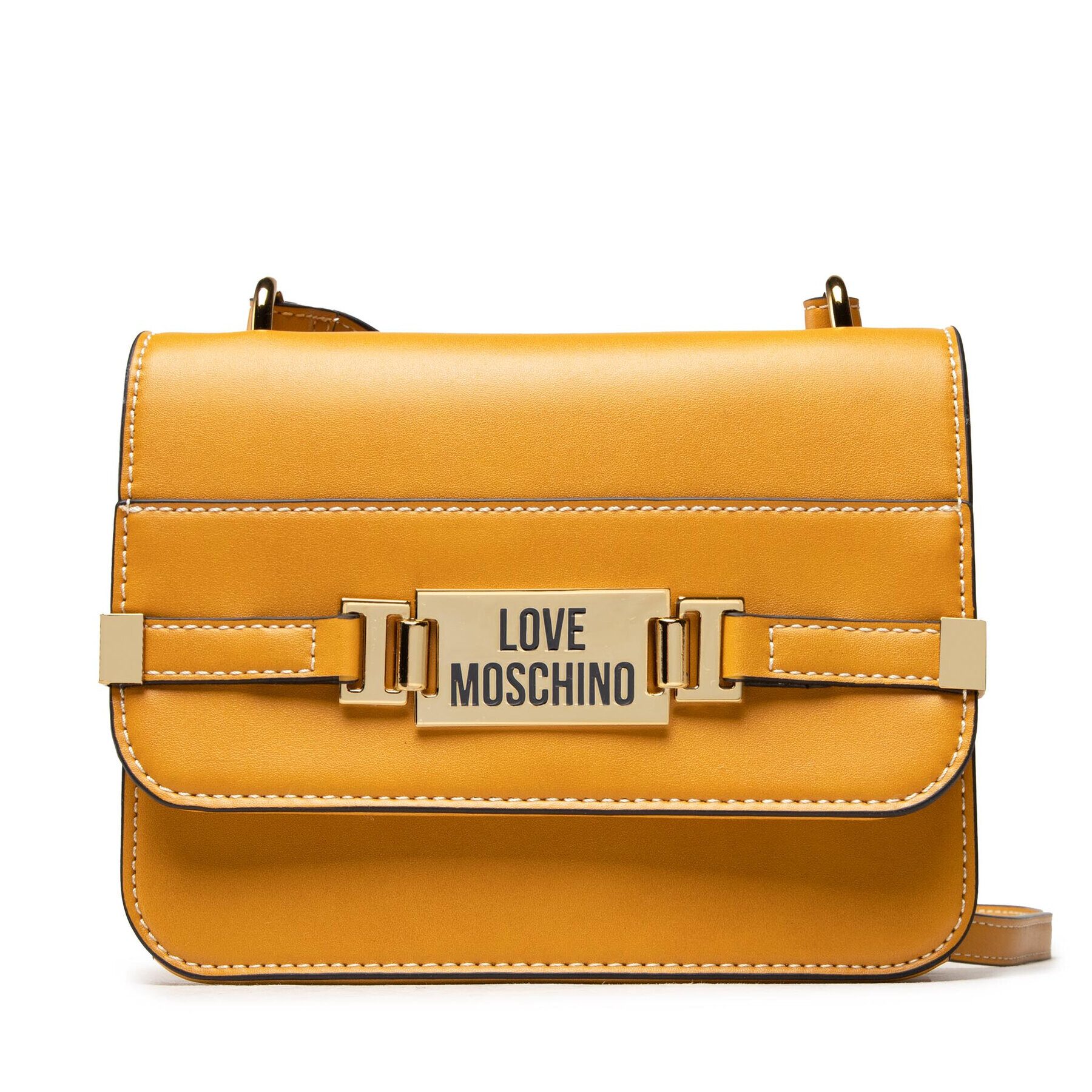 LOVE MOSCHINO Дамска чанта JC4239PP0DKB0410 Жълт - Pepit.bg