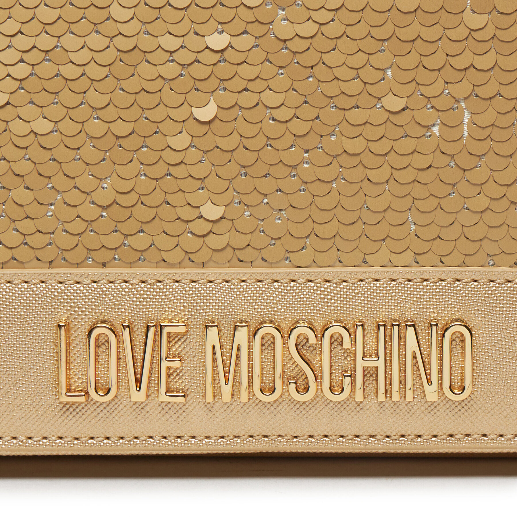 LOVE MOSCHINO Дамска чанта JC4279PP0HKO190A Златист - Pepit.bg