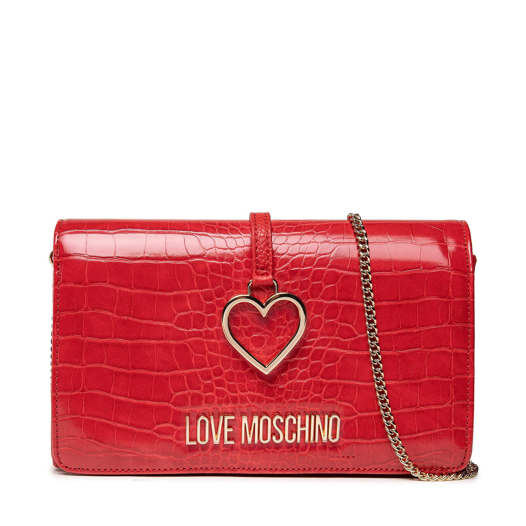 LOVE MOSCHINO Дамска чанта JC4290PP0DKF150A Червен - Pepit.bg