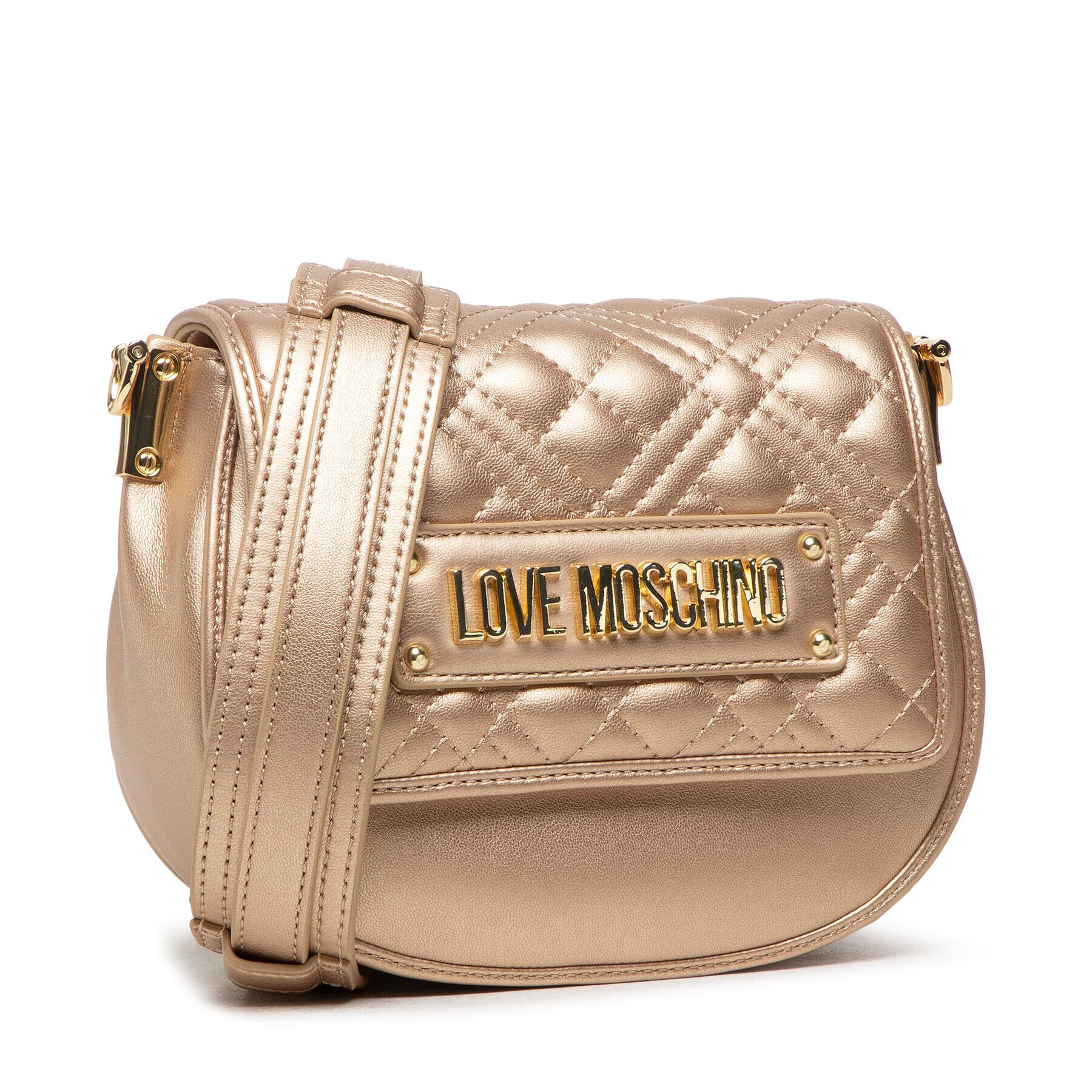 LOVE MOSCHINO Дамска чанта JC4310PP0ELA0901 Златист - Pepit.bg