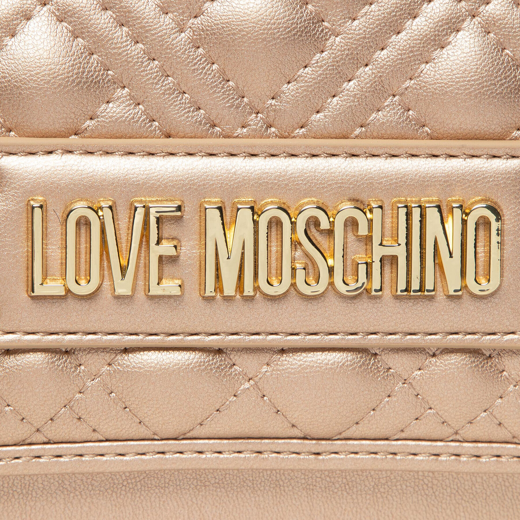 LOVE MOSCHINO Дамска чанта JC4310PP0ELA0901 Златист - Pepit.bg