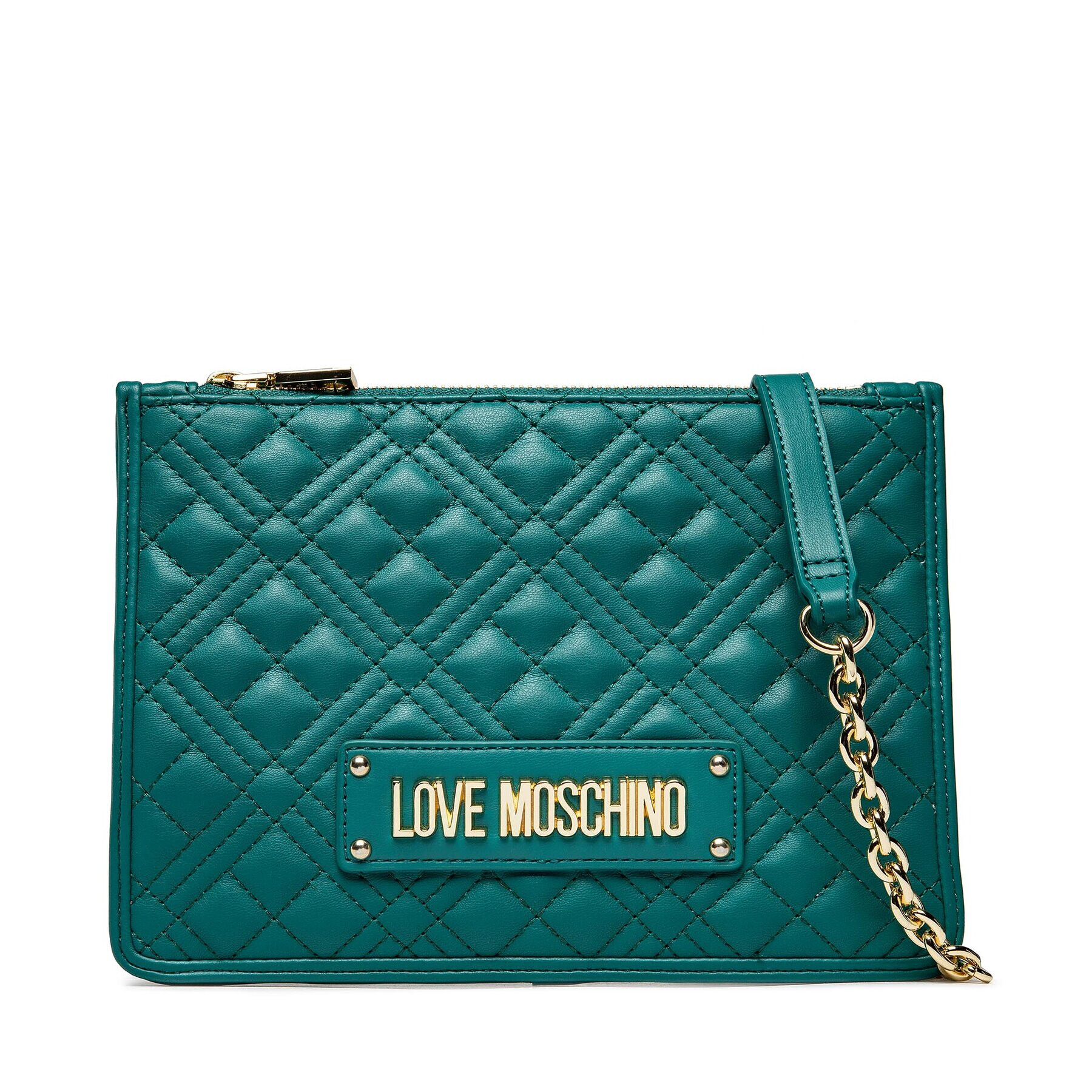 LOVE MOSCHINO Дамска чанта JC4316PP0FLA0850 Зелен - Pepit.bg