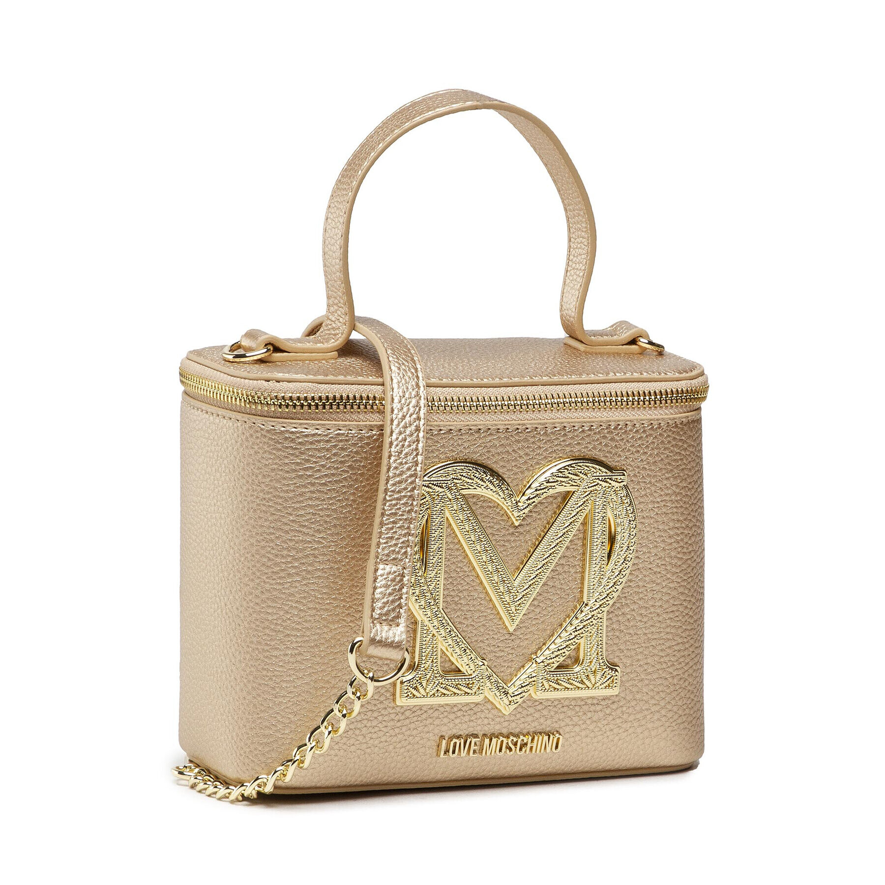 LOVE MOSCHINO Дамска чанта JC4380PP0EKM0901 Златист - Pepit.bg