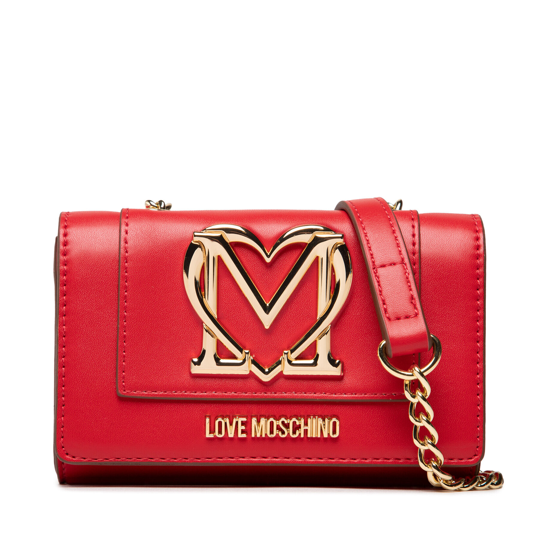 LOVE MOSCHINO Дамска чанта JC4414PP0FKQ0500 Червен - Pepit.bg