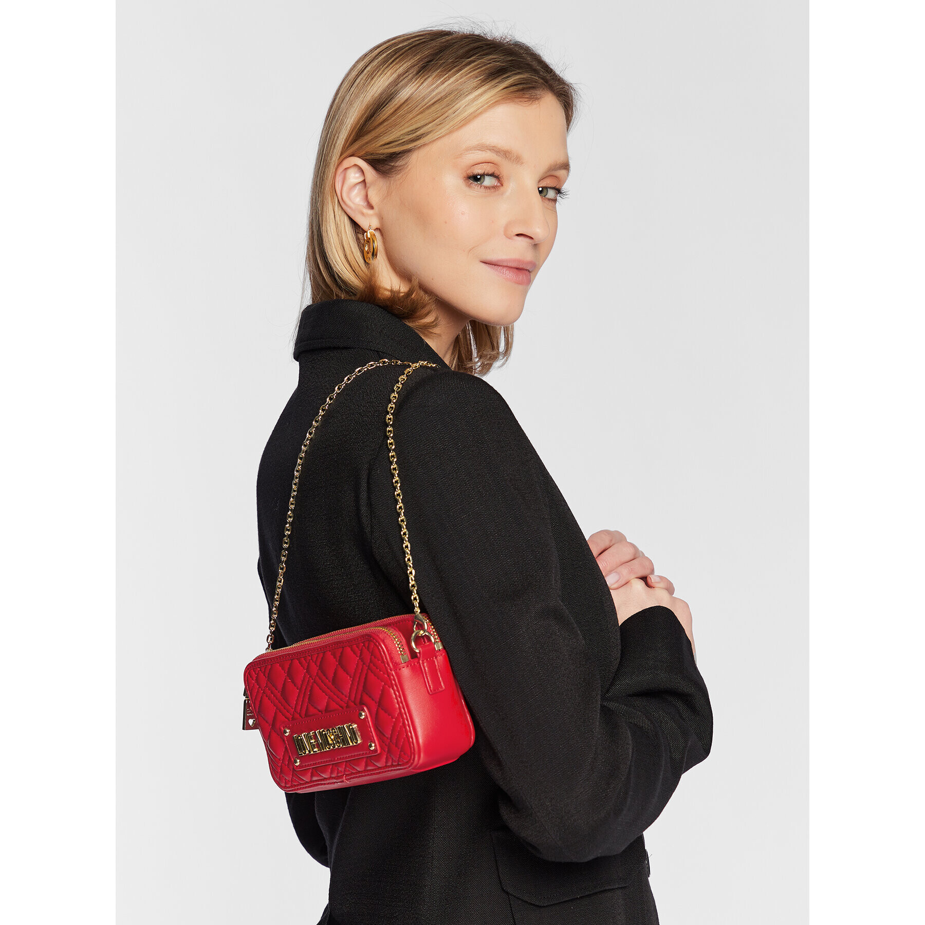 LOVE MOSCHINO Дамска чанта JC5680PP0FLA0500 Червен - Pepit.bg