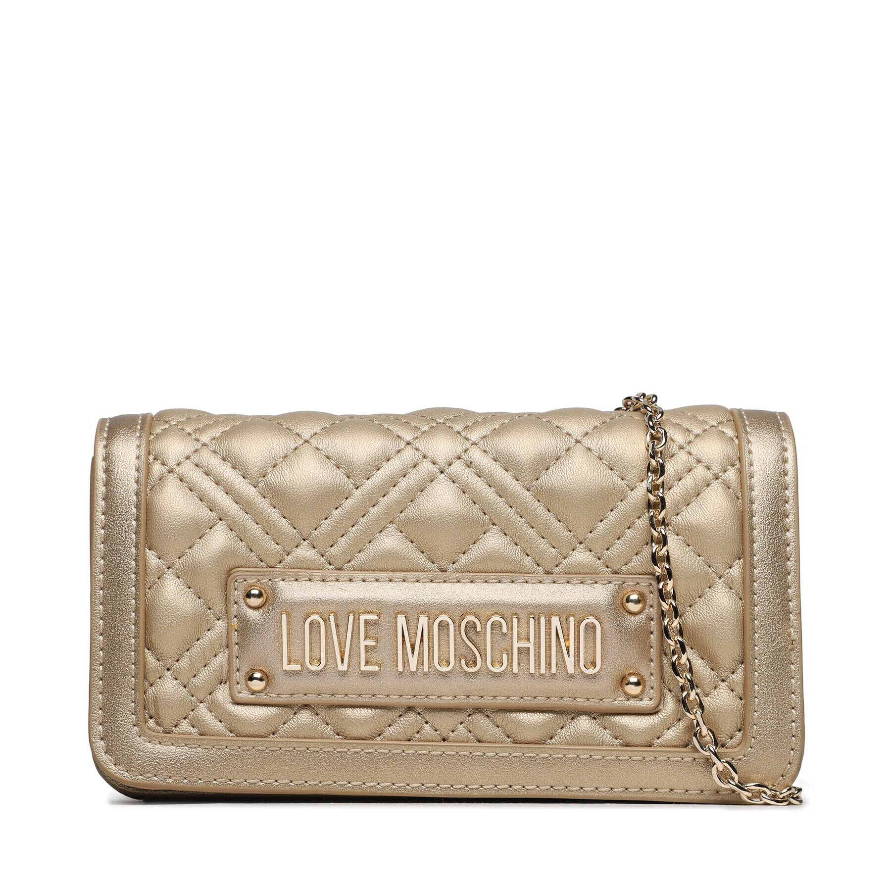 LOVE MOSCHINO Дамска чанта JC5681PP1HLA0901 Златист - Pepit.bg