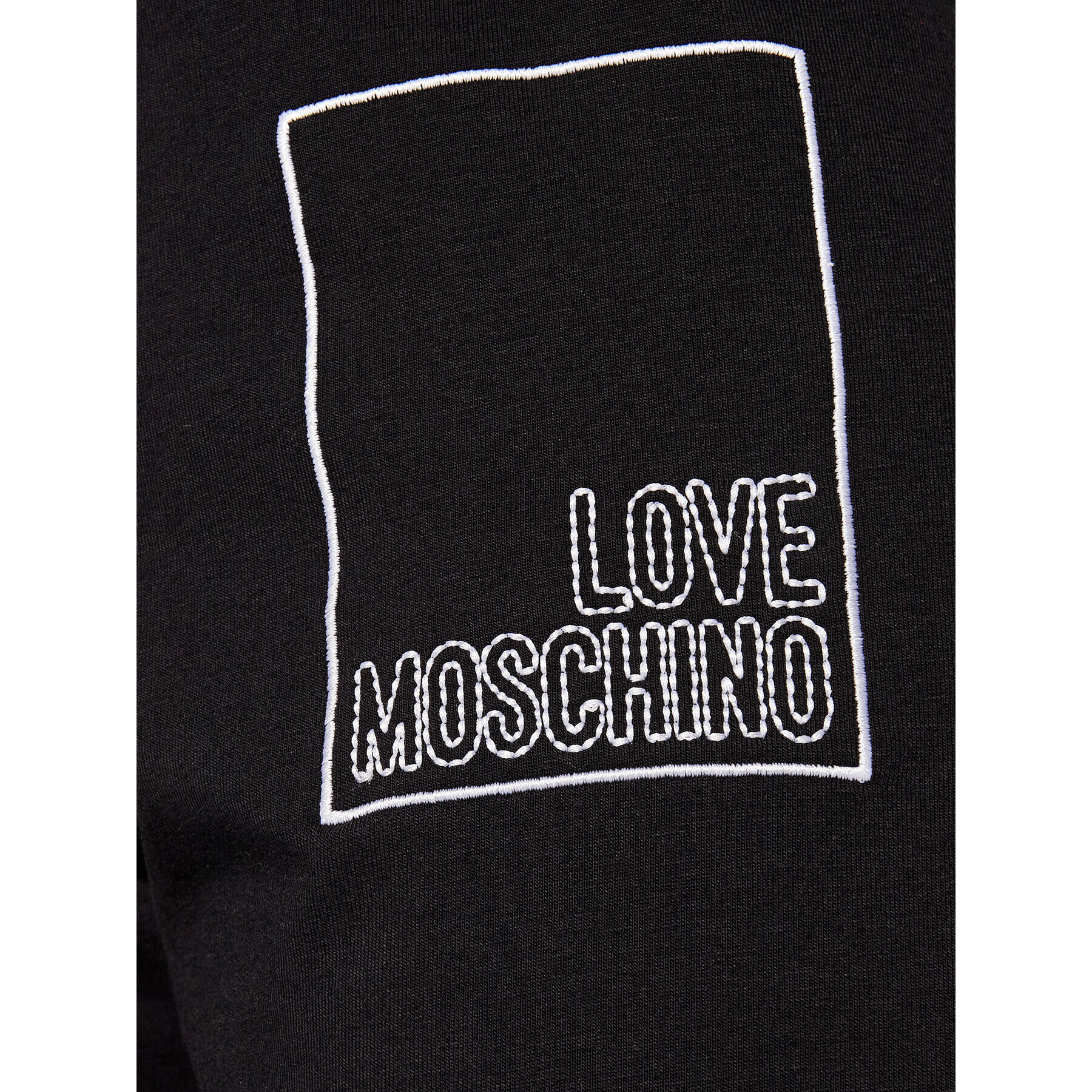 LOVE MOSCHINO Долнище анцуг W142423E 2269 Черен Regular Fit - Pepit.bg