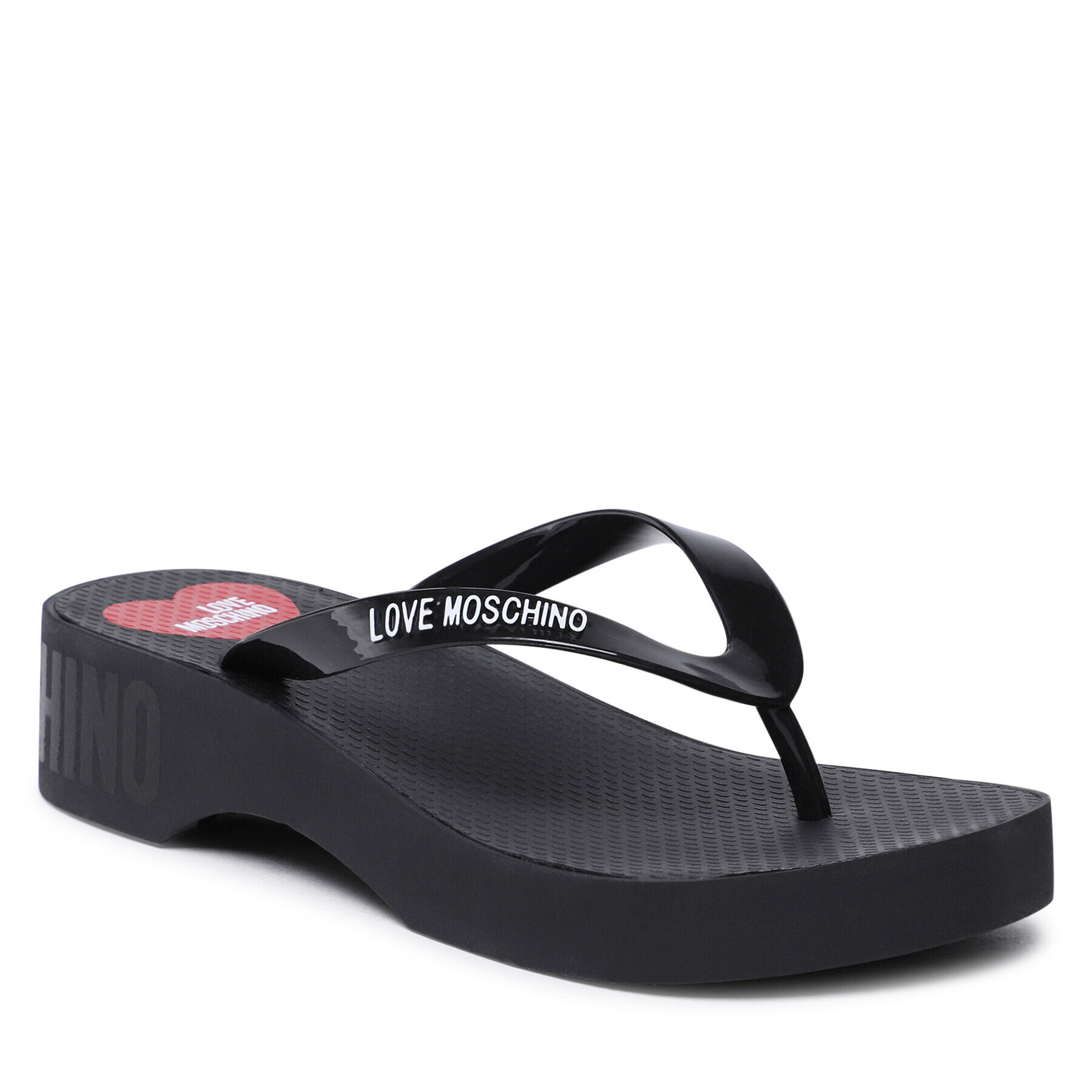 LOVE MOSCHINO Джапанки JA28064G0GI30000 Черен - Pepit.bg