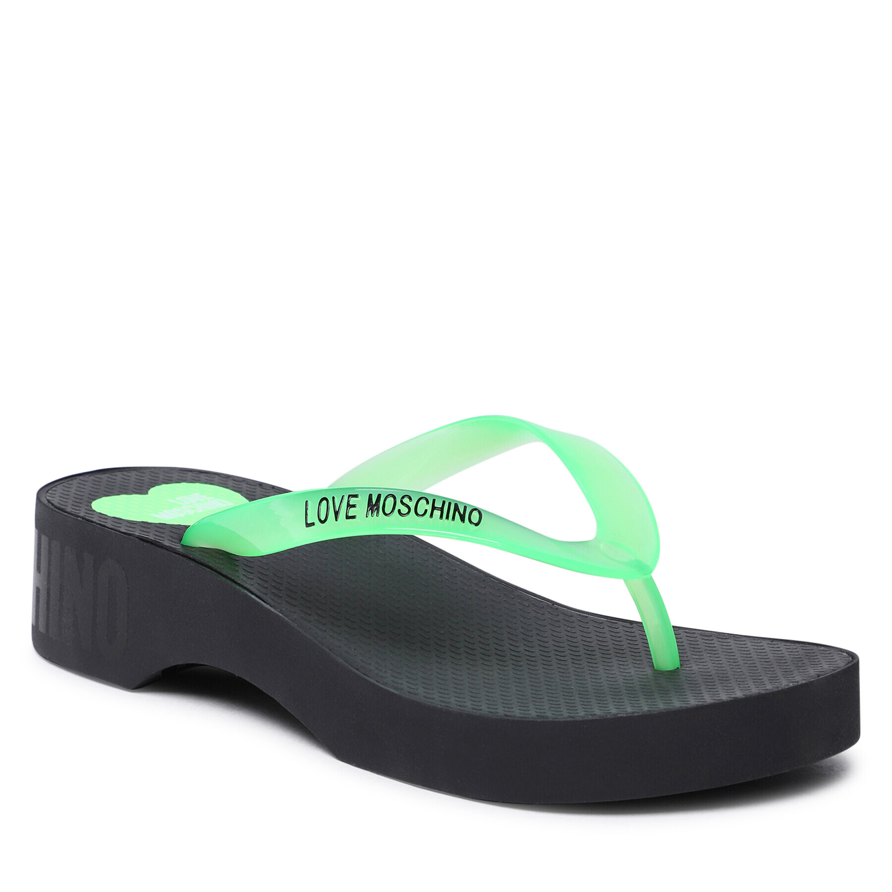 LOVE MOSCHINO Джапанки JA28064G0GI31850 Зелен - Pepit.bg