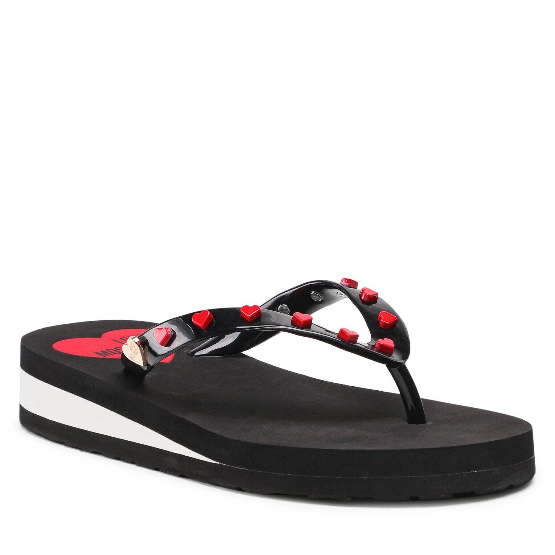 LOVE MOSCHINO Джапанки JA28093G1EI30000 Черен - Pepit.bg