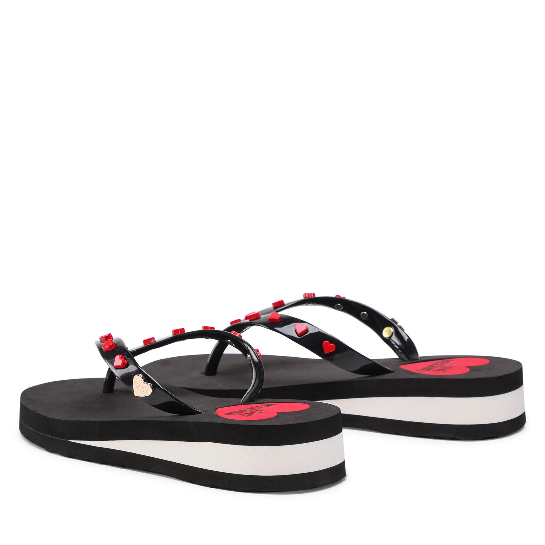LOVE MOSCHINO Джапанки JA28093G1EI30000 Черен - Pepit.bg