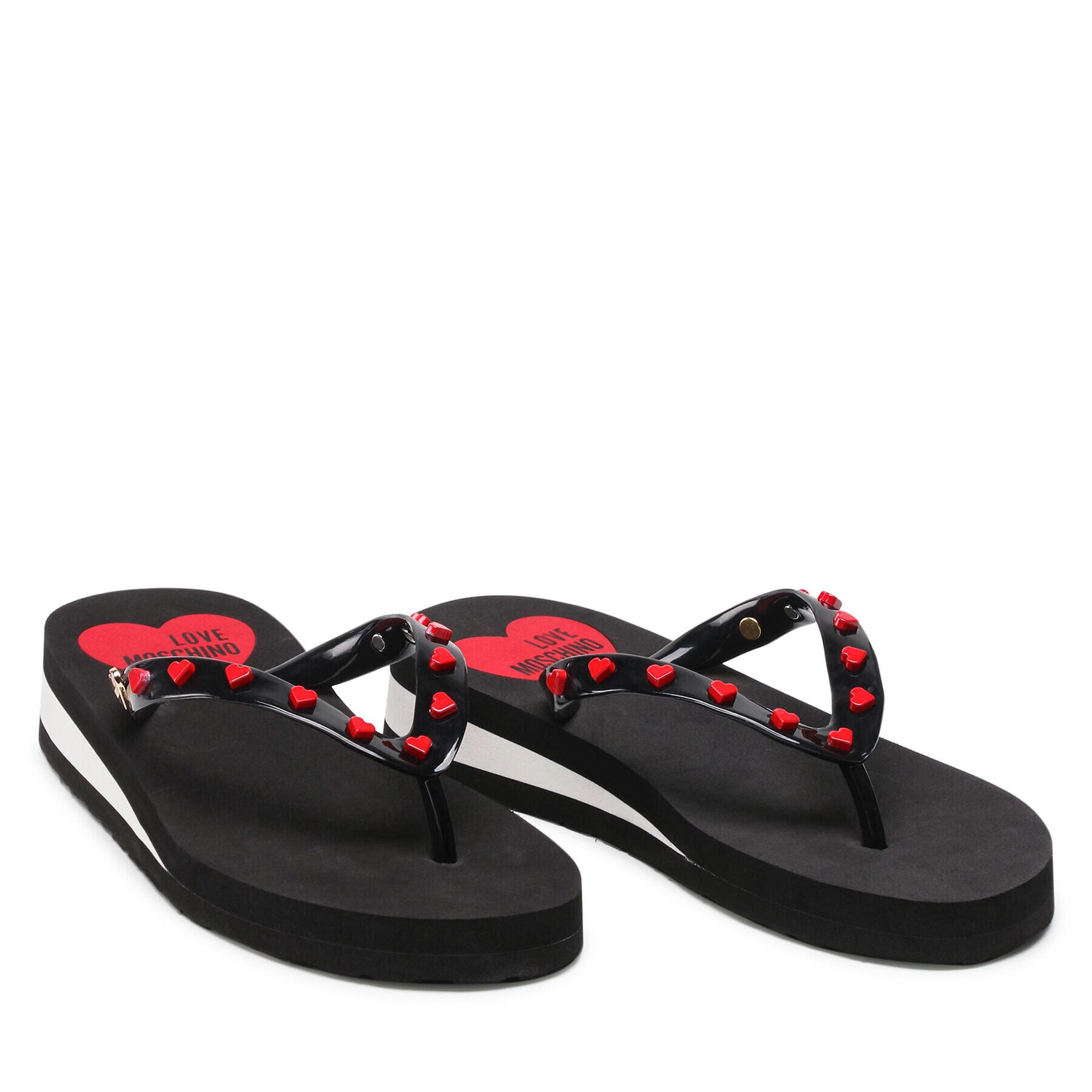 LOVE MOSCHINO Джапанки JA28093G1EI30000 Черен - Pepit.bg