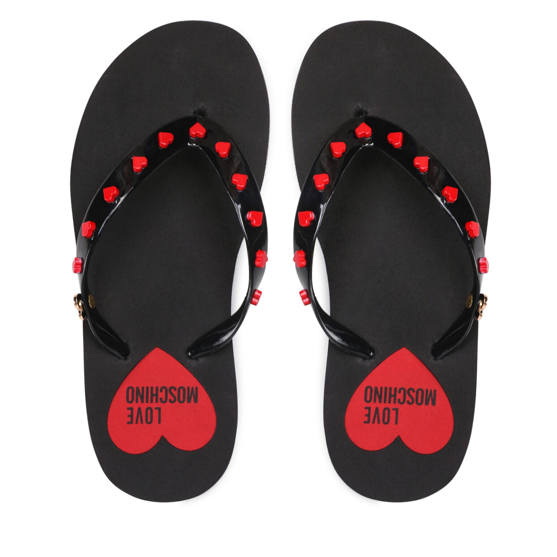 LOVE MOSCHINO Джапанки JA28093G1EI30000 Черен - Pepit.bg