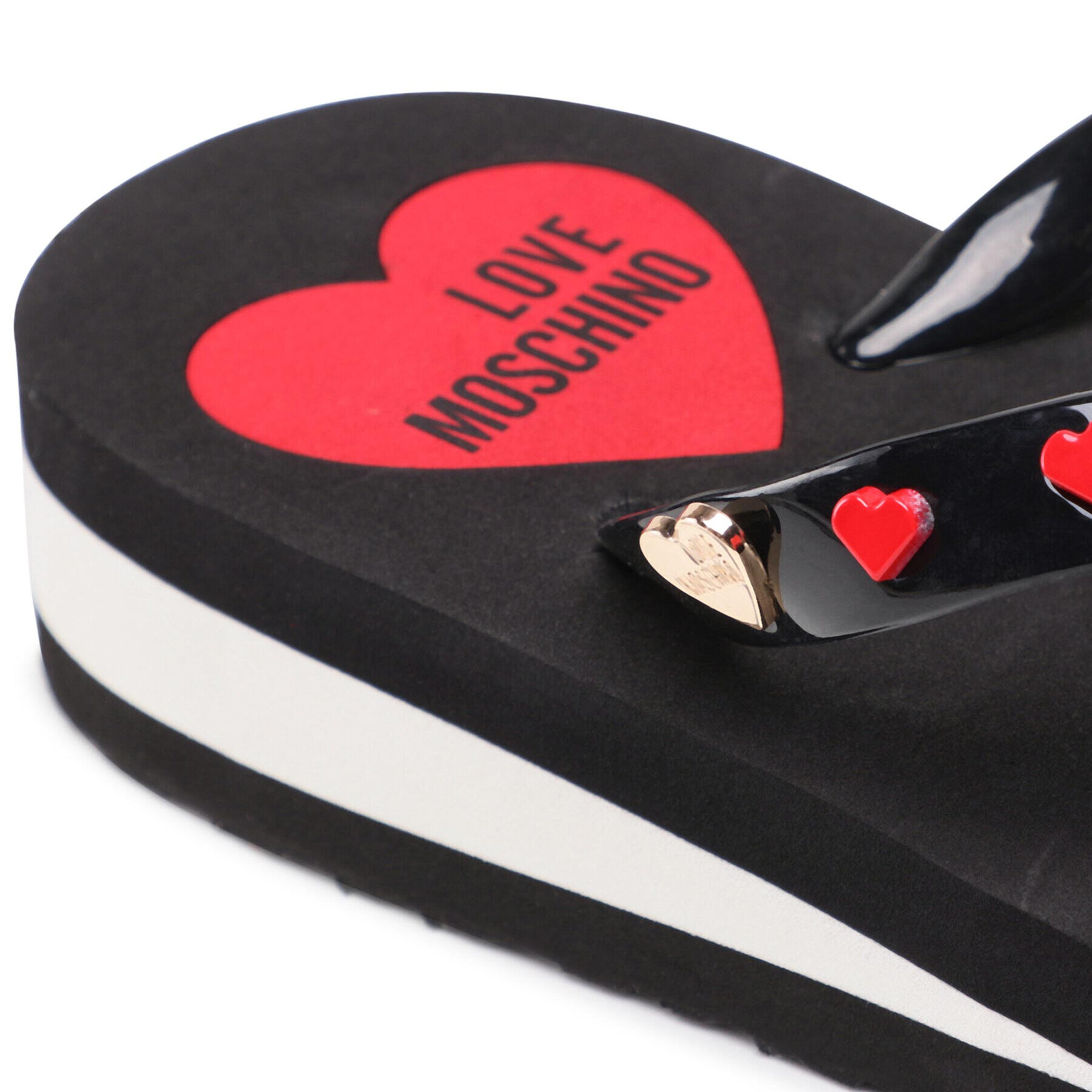 LOVE MOSCHINO Джапанки JA28093G1EI30000 Черен - Pepit.bg