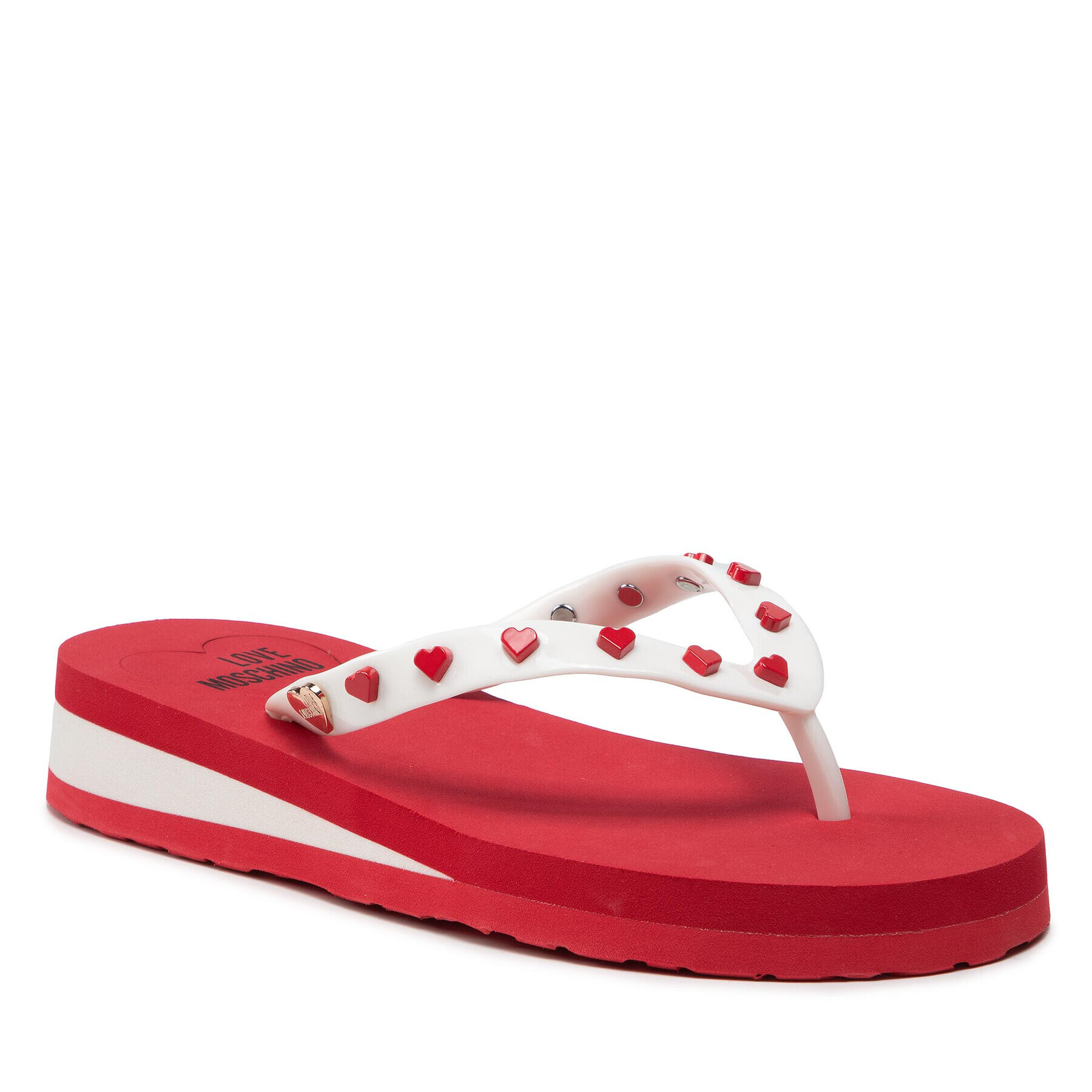 LOVE MOSCHINO Джапанки JA28093G1EI30100 Бял - Pepit.bg