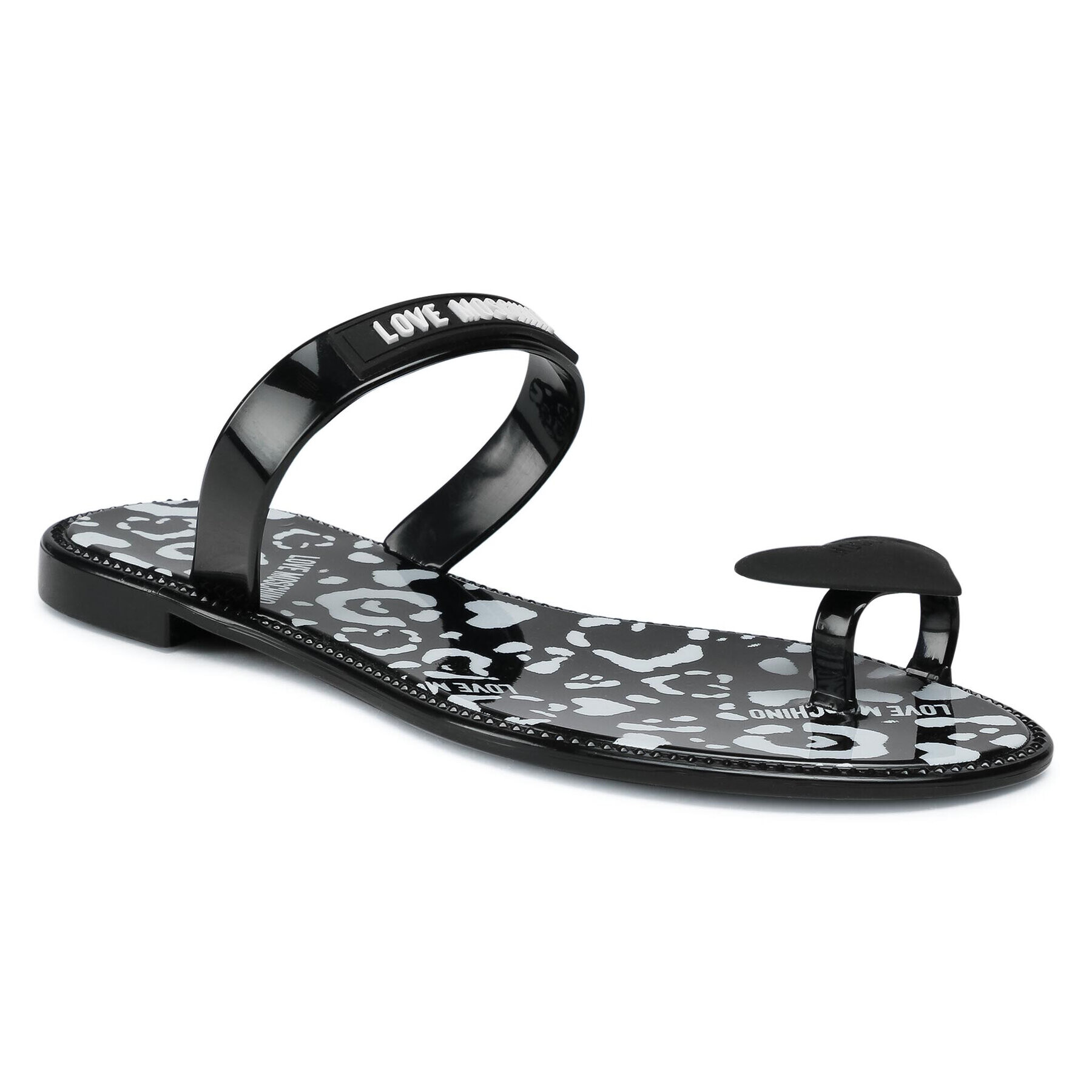 LOVE MOSCHINO Джапанки JA28151G0CJS0000 Черен - Pepit.bg