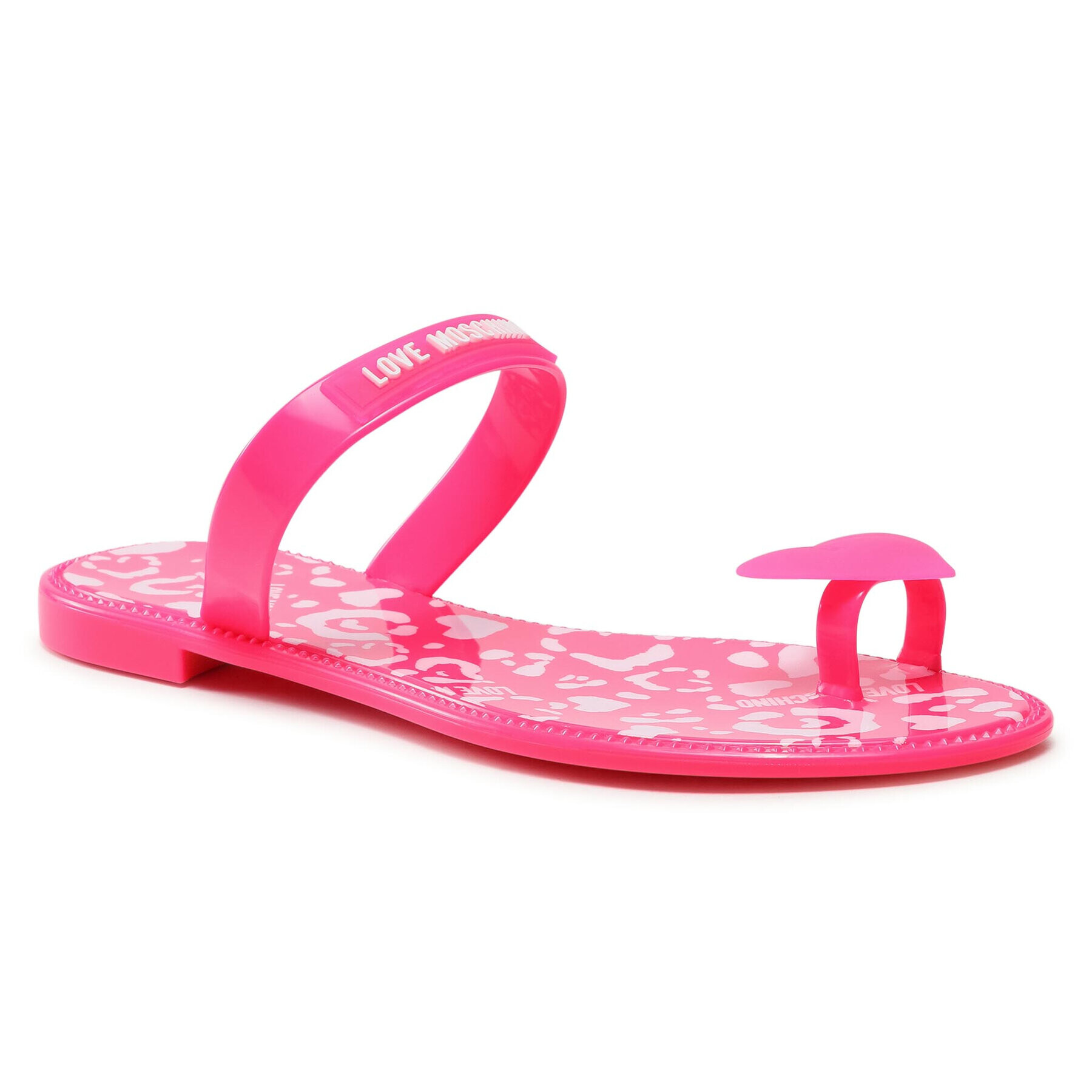 LOVE MOSCHINO Джапанки JA28151G0CJS0604 Розов - Pepit.bg