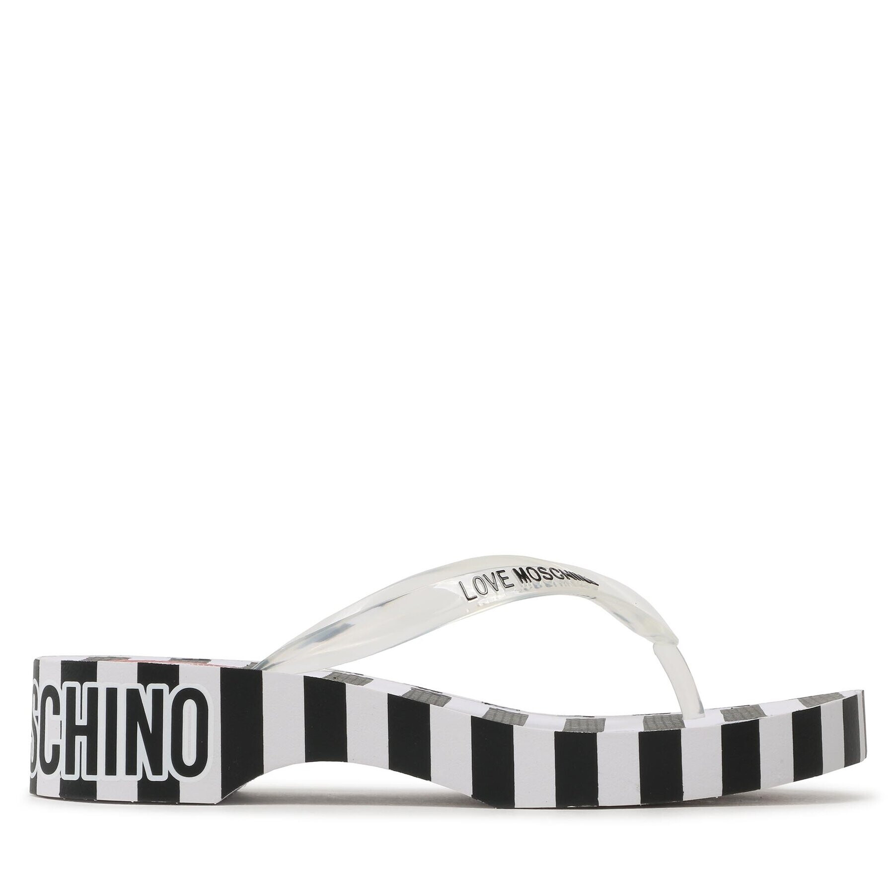 LOVE MOSCHINO Джапанки JA28244G0GI3400A Прозрачен - Pepit.bg