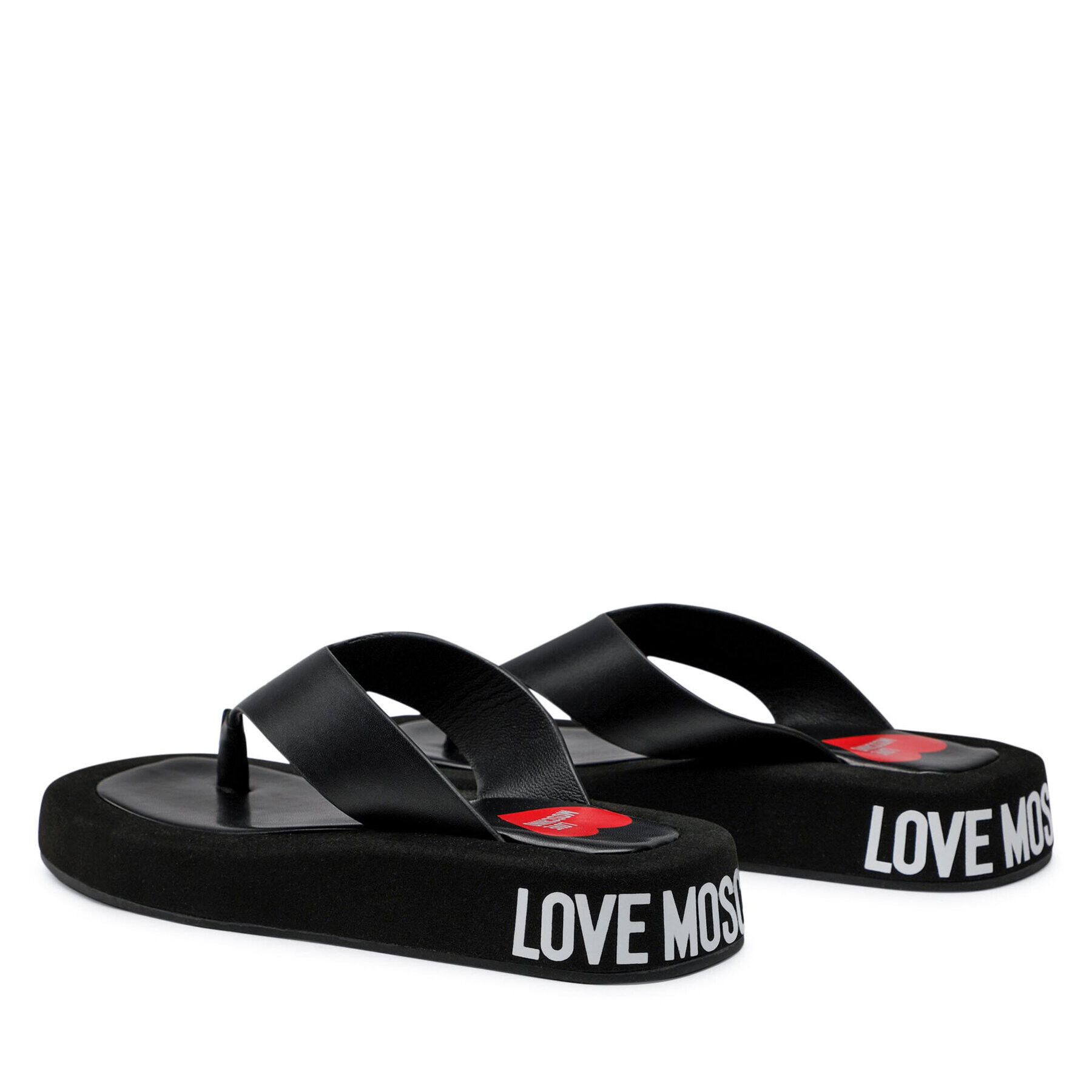 LOVE MOSCHINO Джапанки JA28253G0EIE100A Черен - Pepit.bg