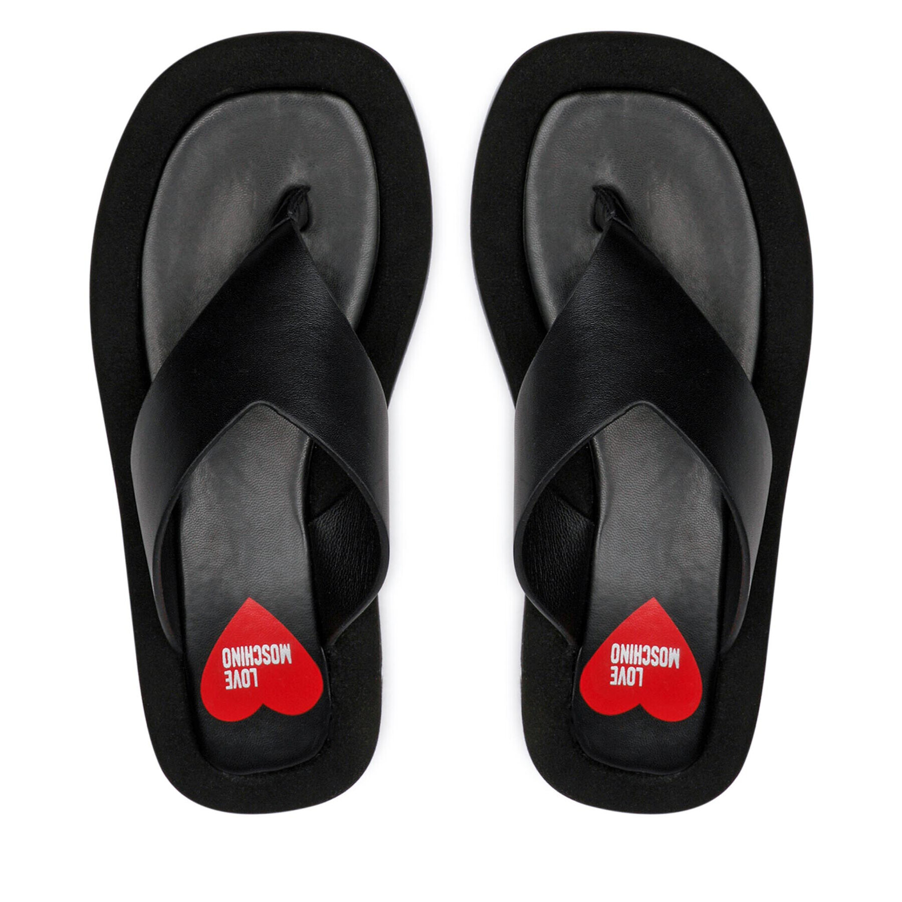 LOVE MOSCHINO Джапанки JA28253G0EIE100A Черен - Pepit.bg