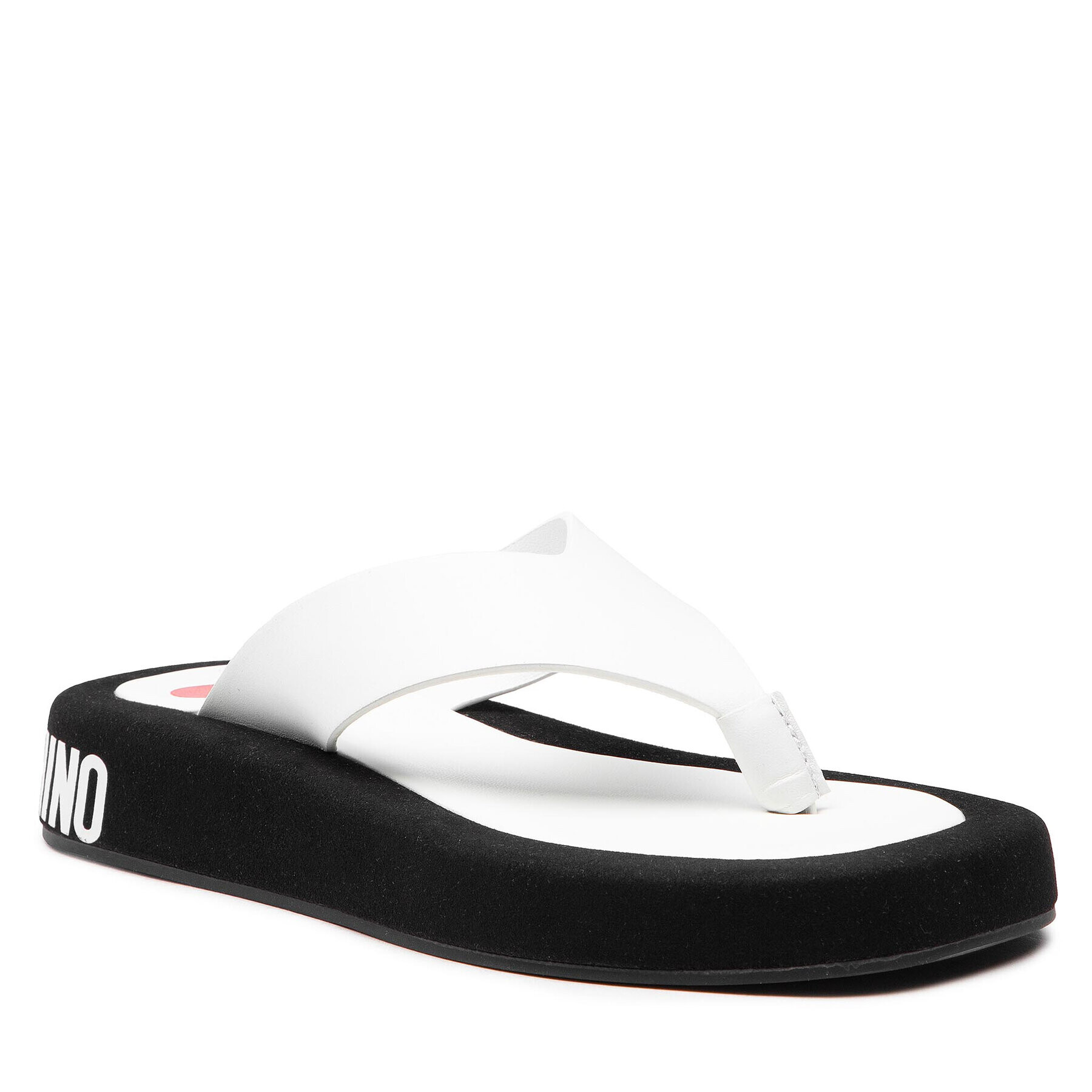 LOVE MOSCHINO Джапанки JA28253G0EIE110A Бял - Pepit.bg
