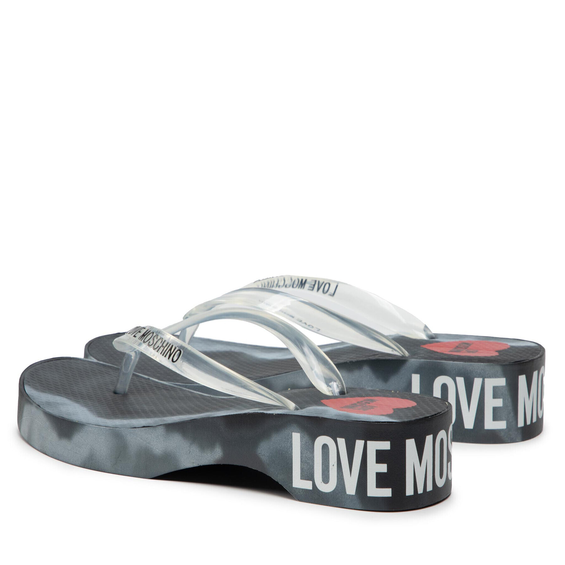 LOVE MOSCHINO Джапанки JA28304G0EI3500A Бял - Pepit.bg