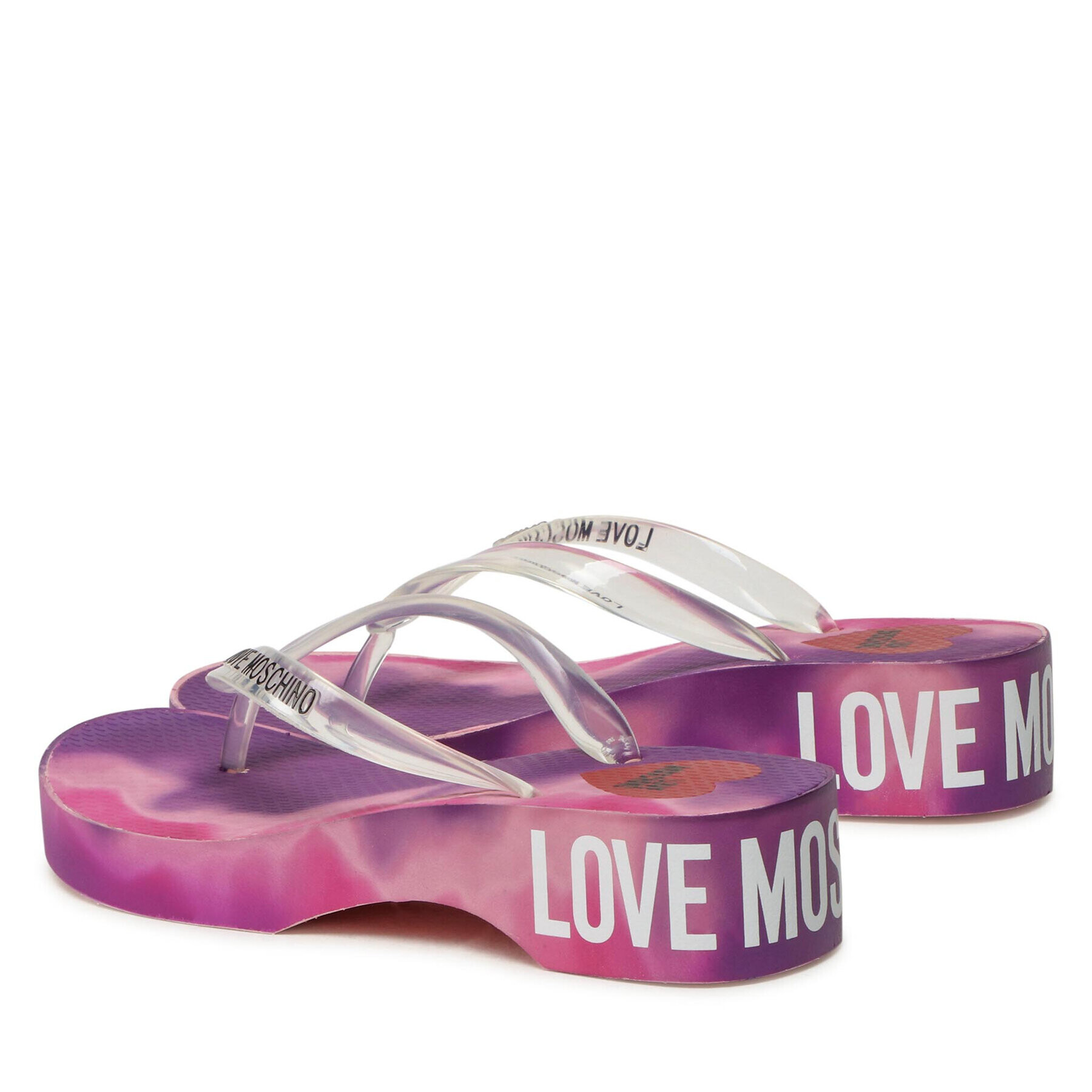 LOVE MOSCHINO Джапанки JA28304G0EI3565A Бял - Pepit.bg