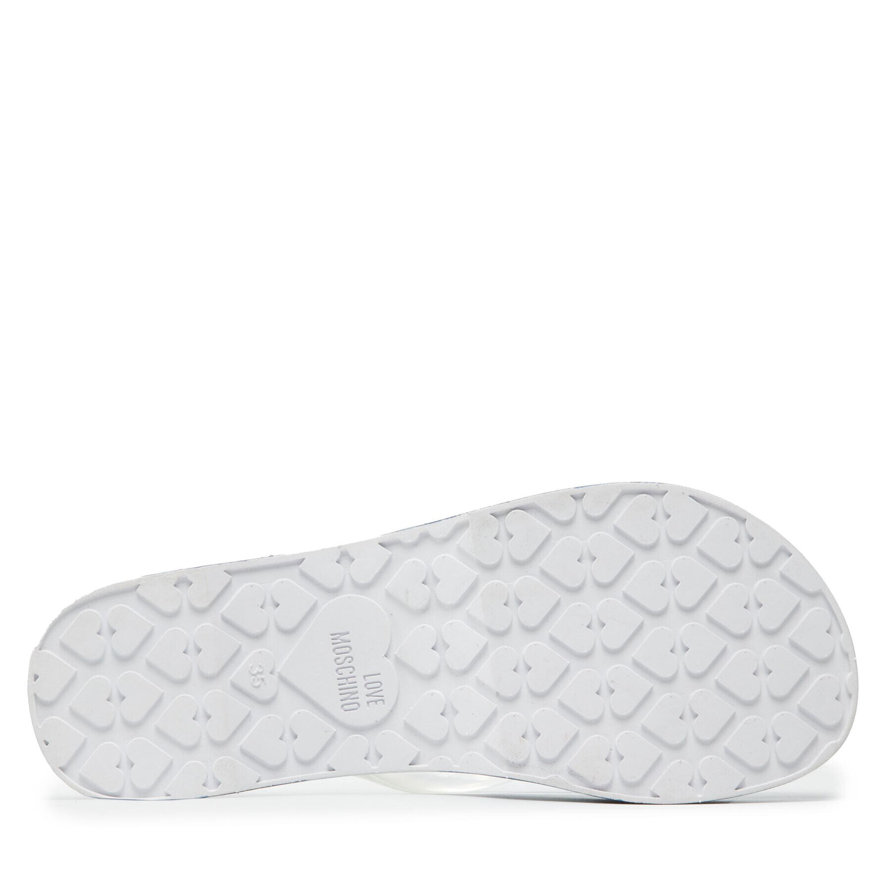 LOVE MOSCHINO Джапанки JA28304G0EI3570A Бял - Pepit.bg