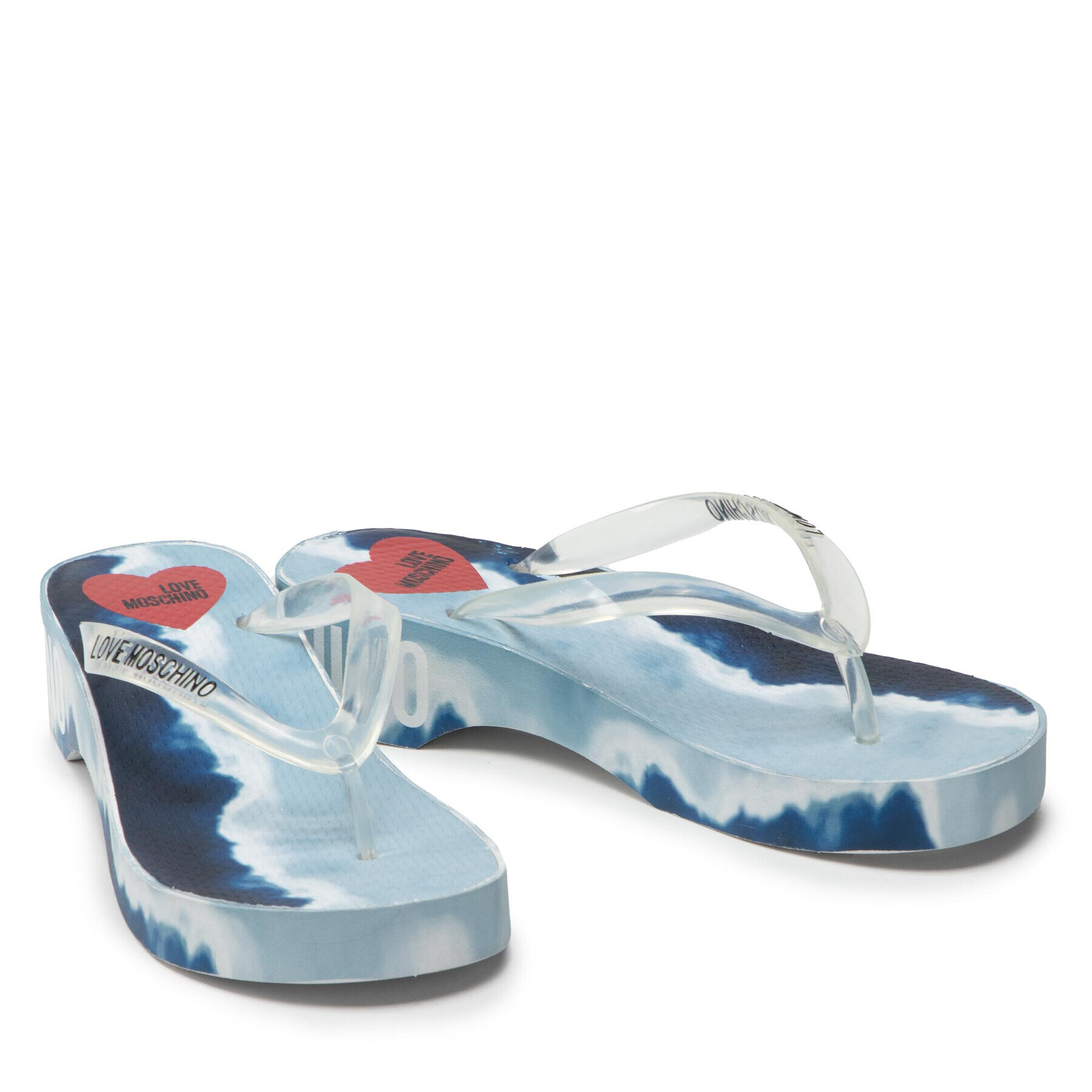 LOVE MOSCHINO Джапанки JA28304G0EI3570A Бял - Pepit.bg