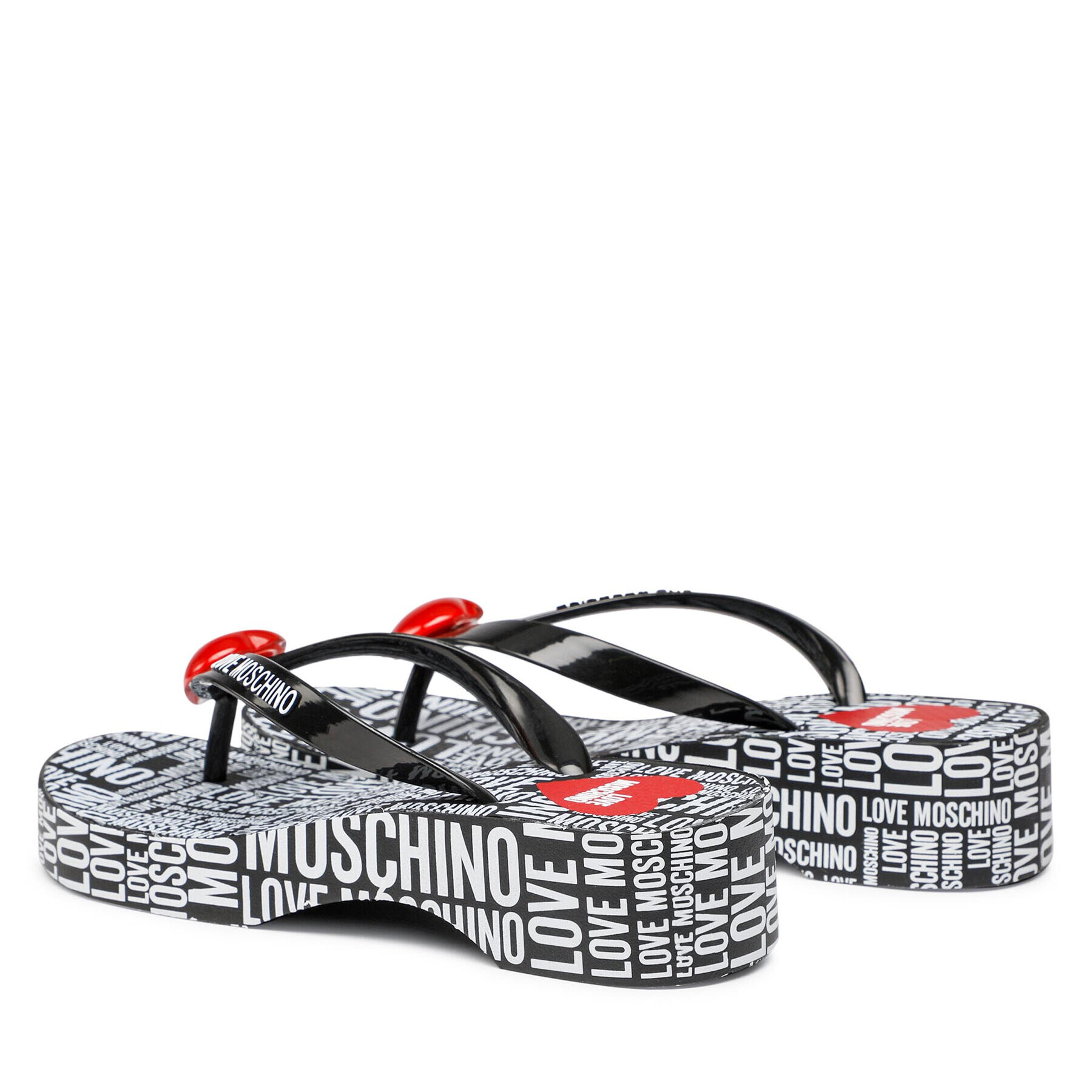 LOVE MOSCHINO Джапанки JA28314G0EI36000 Черен - Pepit.bg