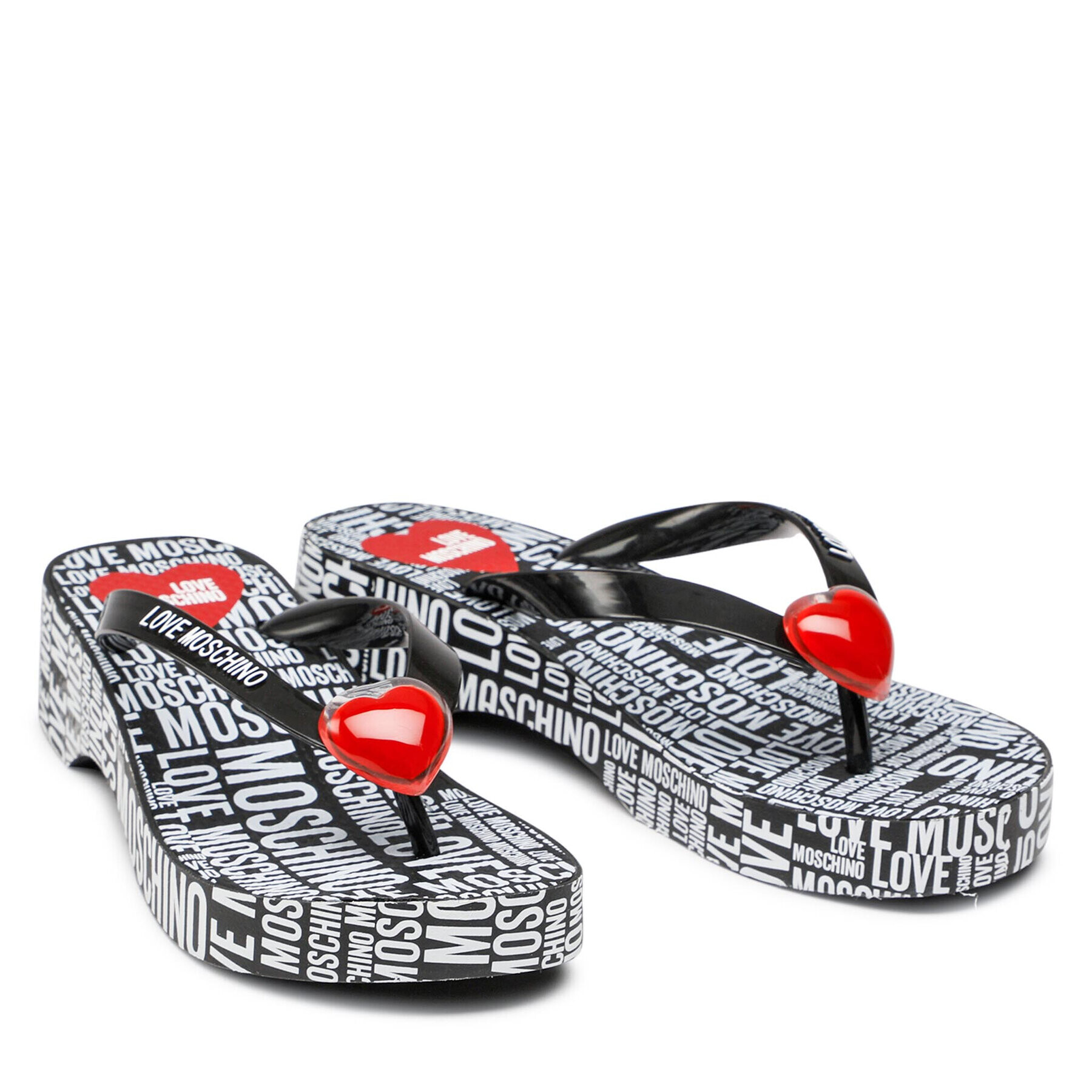 LOVE MOSCHINO Джапанки JA28314G0EI36000 Черен - Pepit.bg