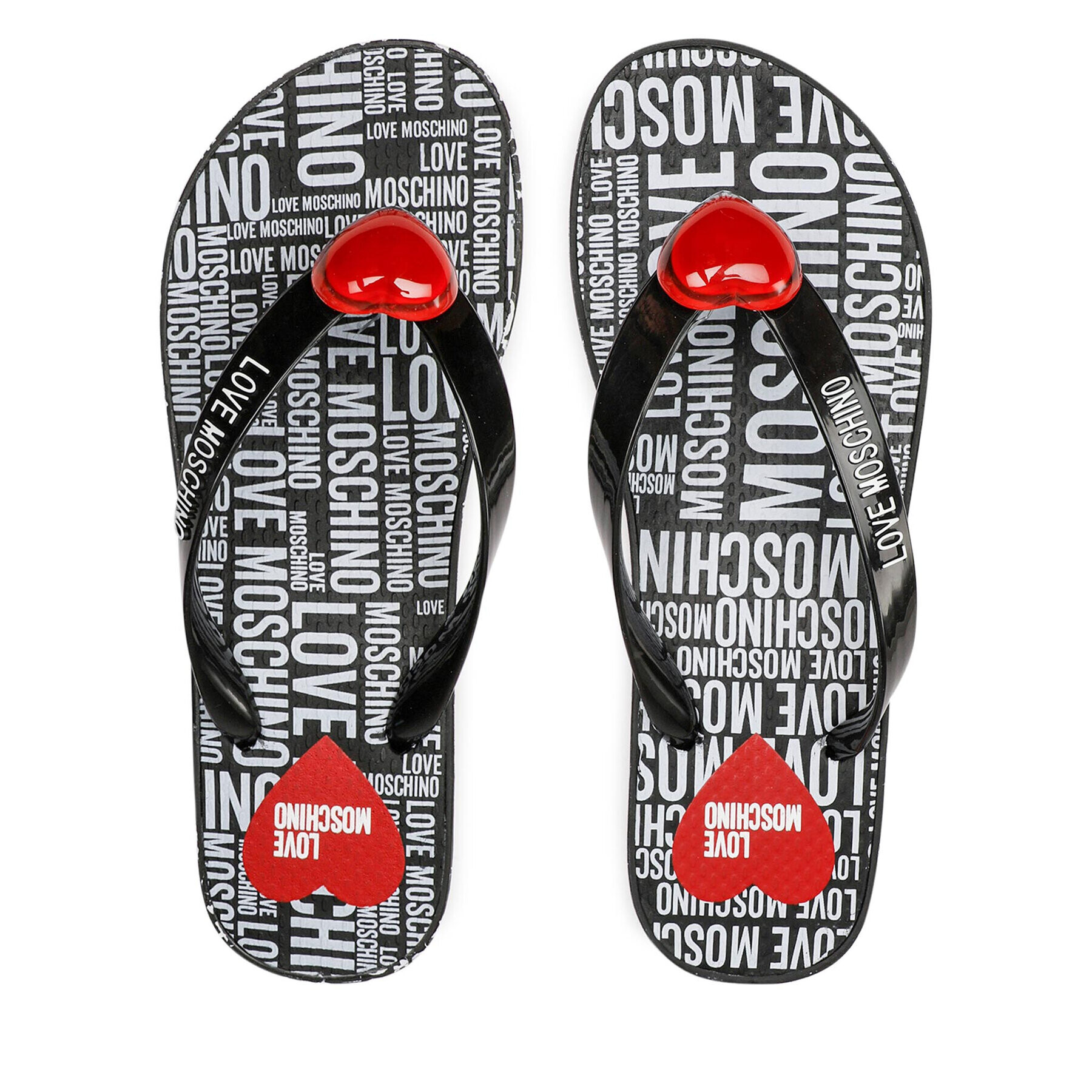 LOVE MOSCHINO Джапанки JA28314G0EI36000 Черен - Pepit.bg