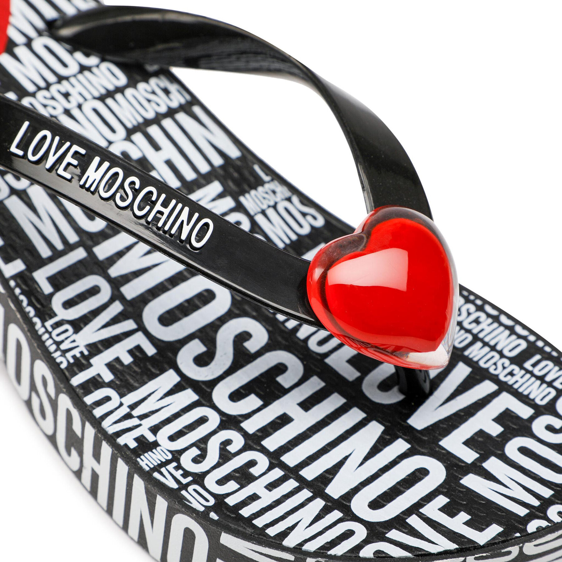 LOVE MOSCHINO Джапанки JA28314G0EI36000 Черен - Pepit.bg