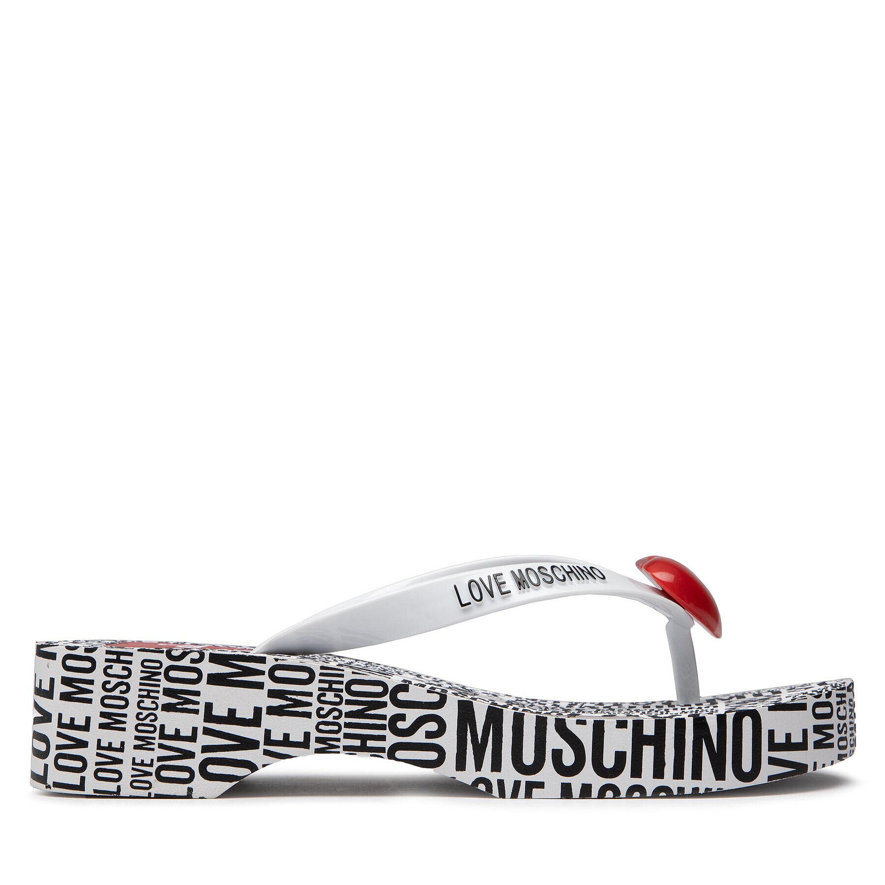 LOVE MOSCHINO Джапанки JA28314G0EI36100 Бял - Pepit.bg