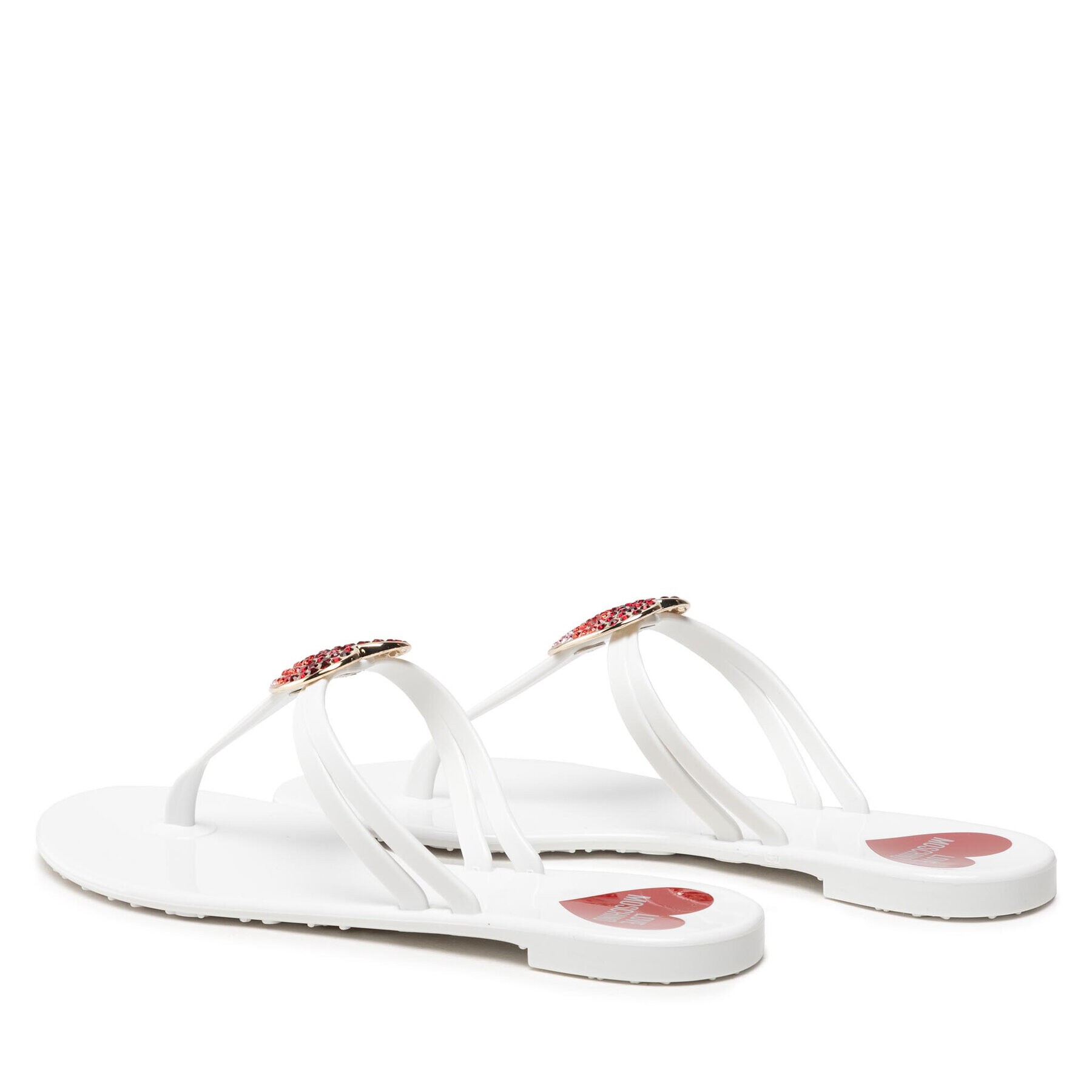 LOVE MOSCHINO Джапанки JA28321G0EI34100 Бял - Pepit.bg