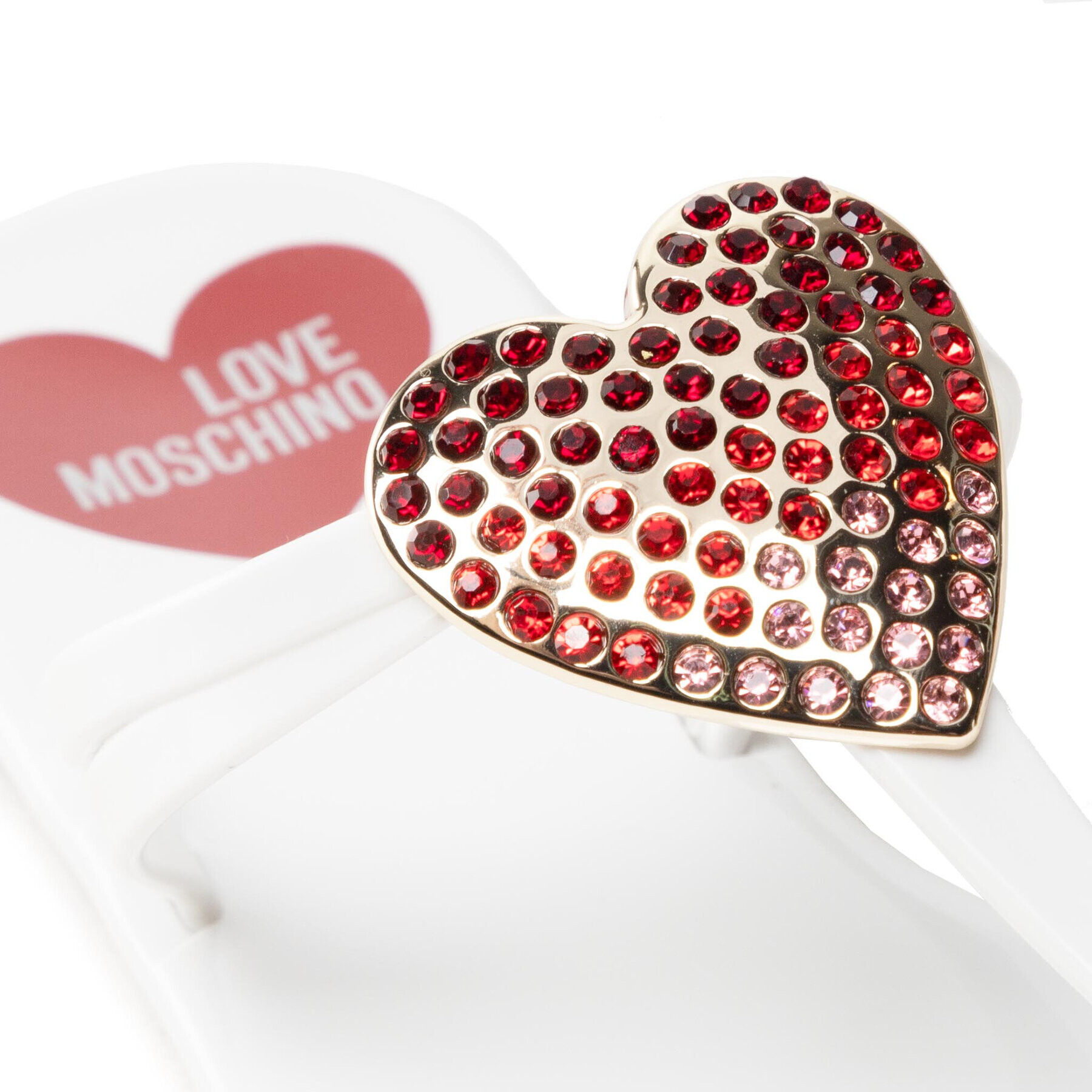 LOVE MOSCHINO Джапанки JA28321G0EI34100 Бял - Pepit.bg