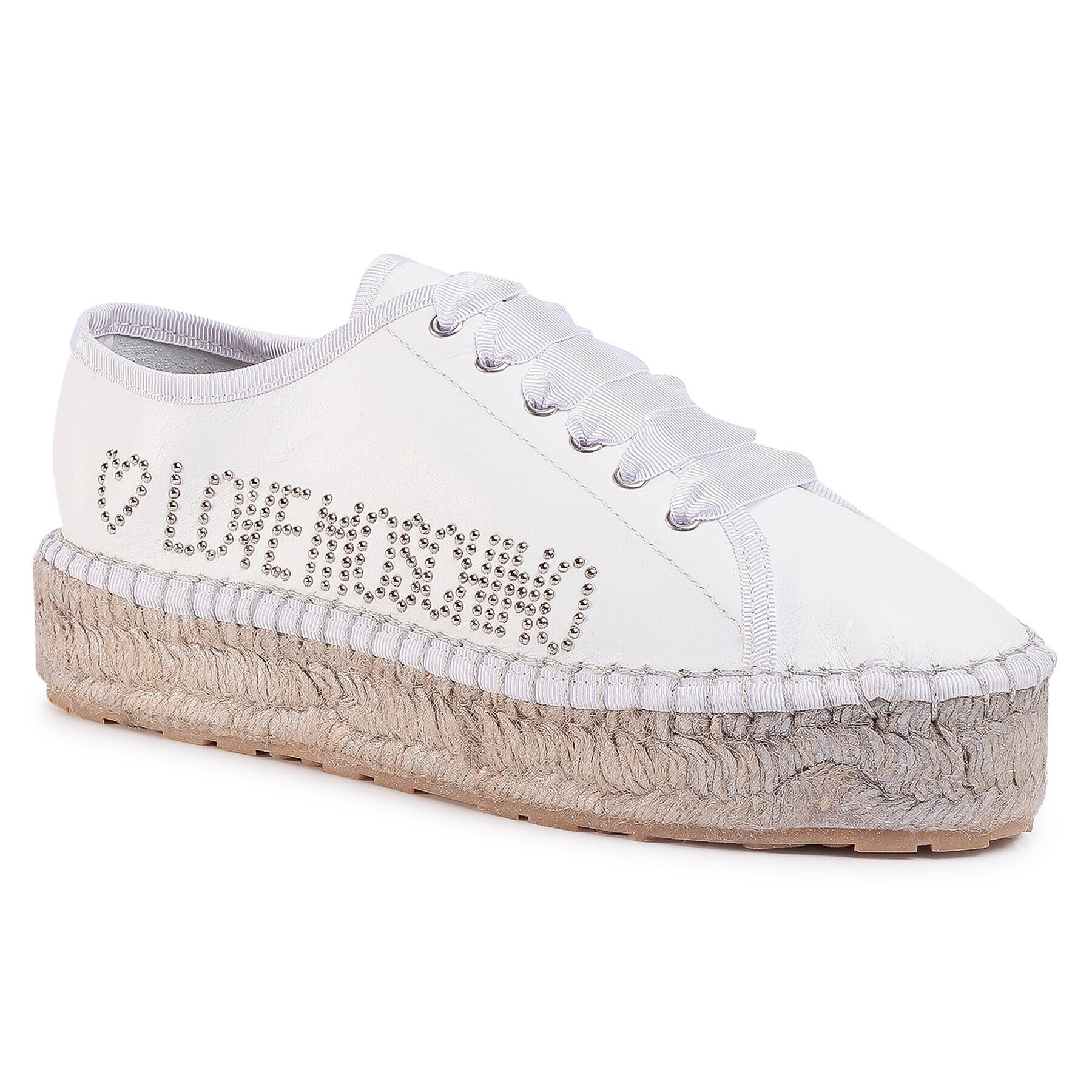 LOVE MOSCHINO Еспадрили JA10403G0AJA0100 Бял - Pepit.bg