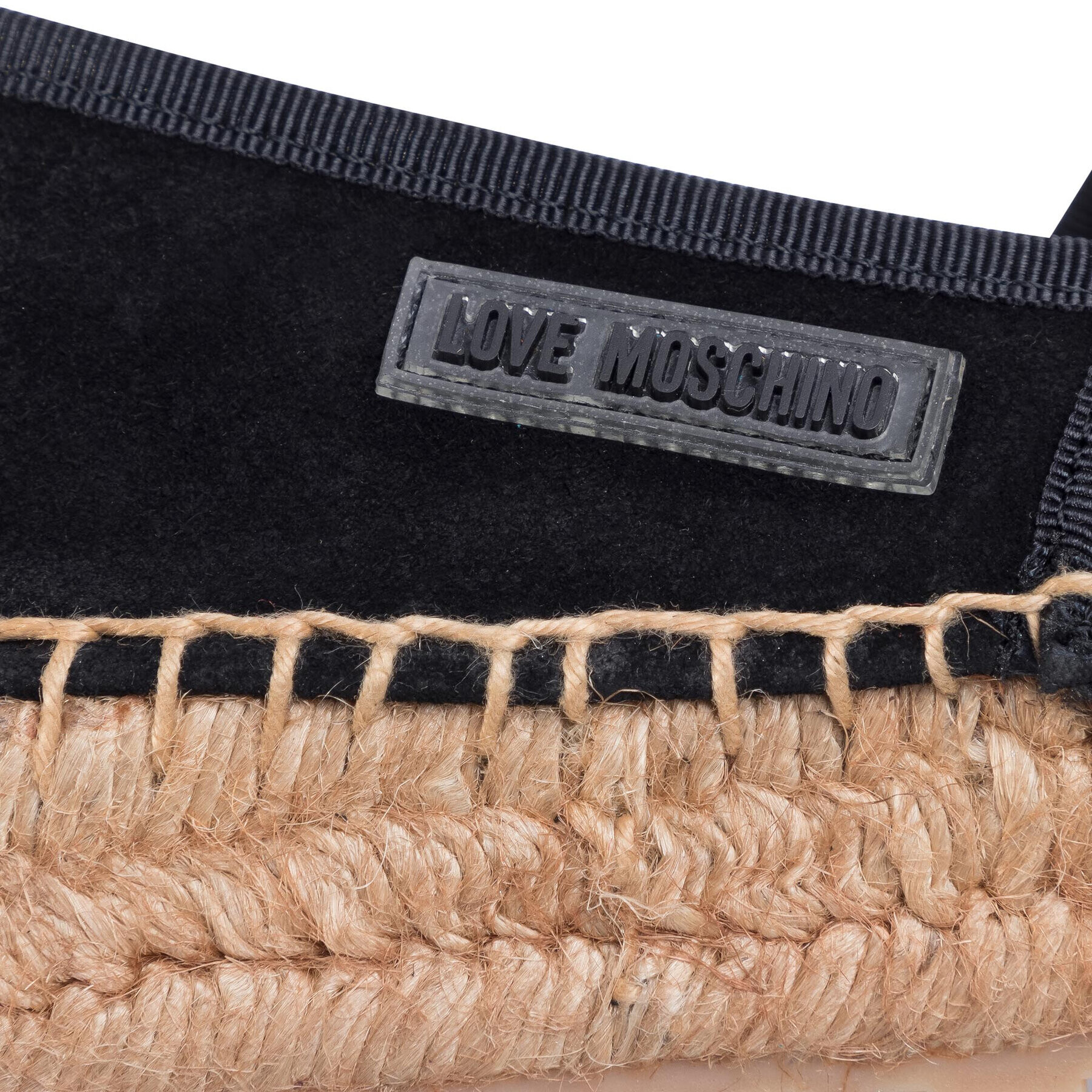 LOVE MOSCHINO Еспадрили JA10493G0AJEF000 Черен - Pepit.bg