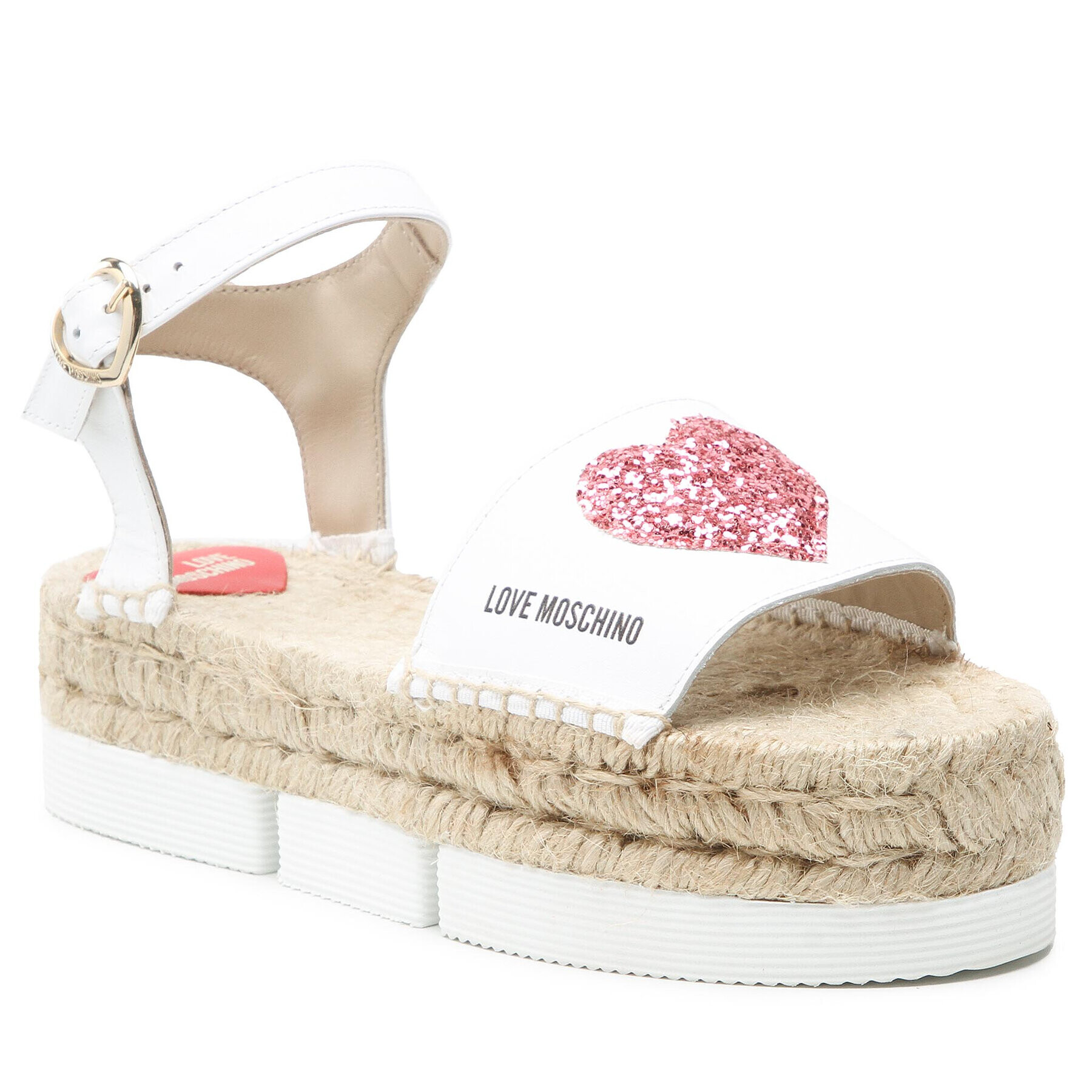 LOVE MOSCHINO Еспадрили JA16064G0EIE0100 Бял - Pepit.bg