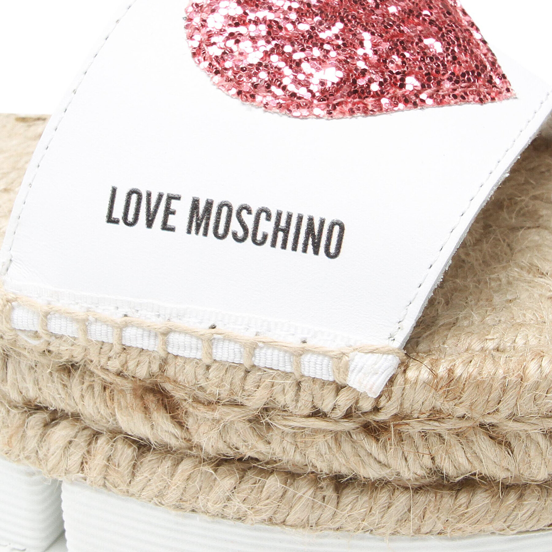 LOVE MOSCHINO Еспадрили JA16064G0EIE0100 Бял - Pepit.bg