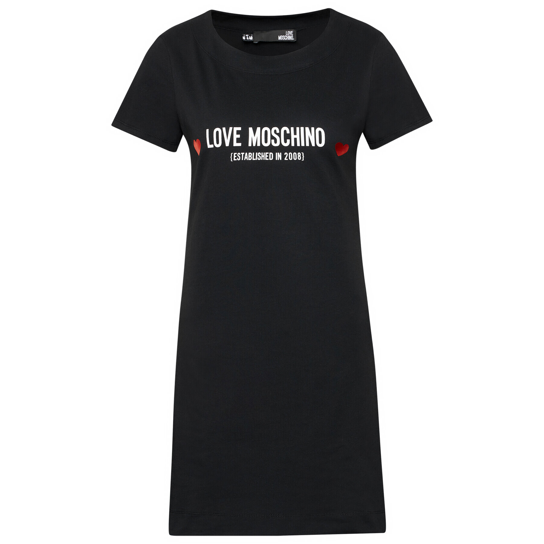 LOVE MOSCHINO Ежедневна рокля W592913M 3876 Черен Regular Fit - Pepit.bg