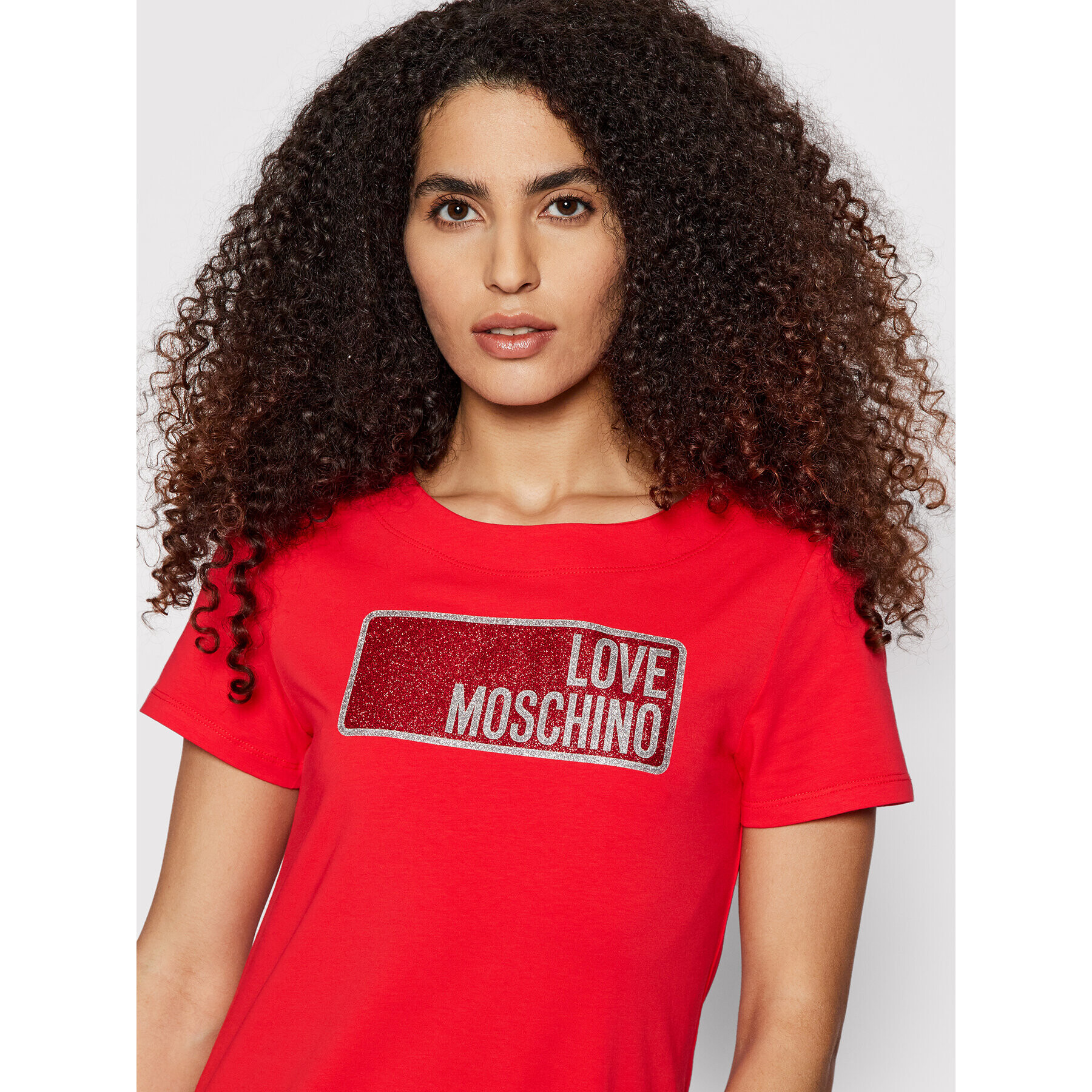 LOVE MOSCHINO Ежедневна рокля W592917E 1951 Червен Regular Fit - Pepit.bg