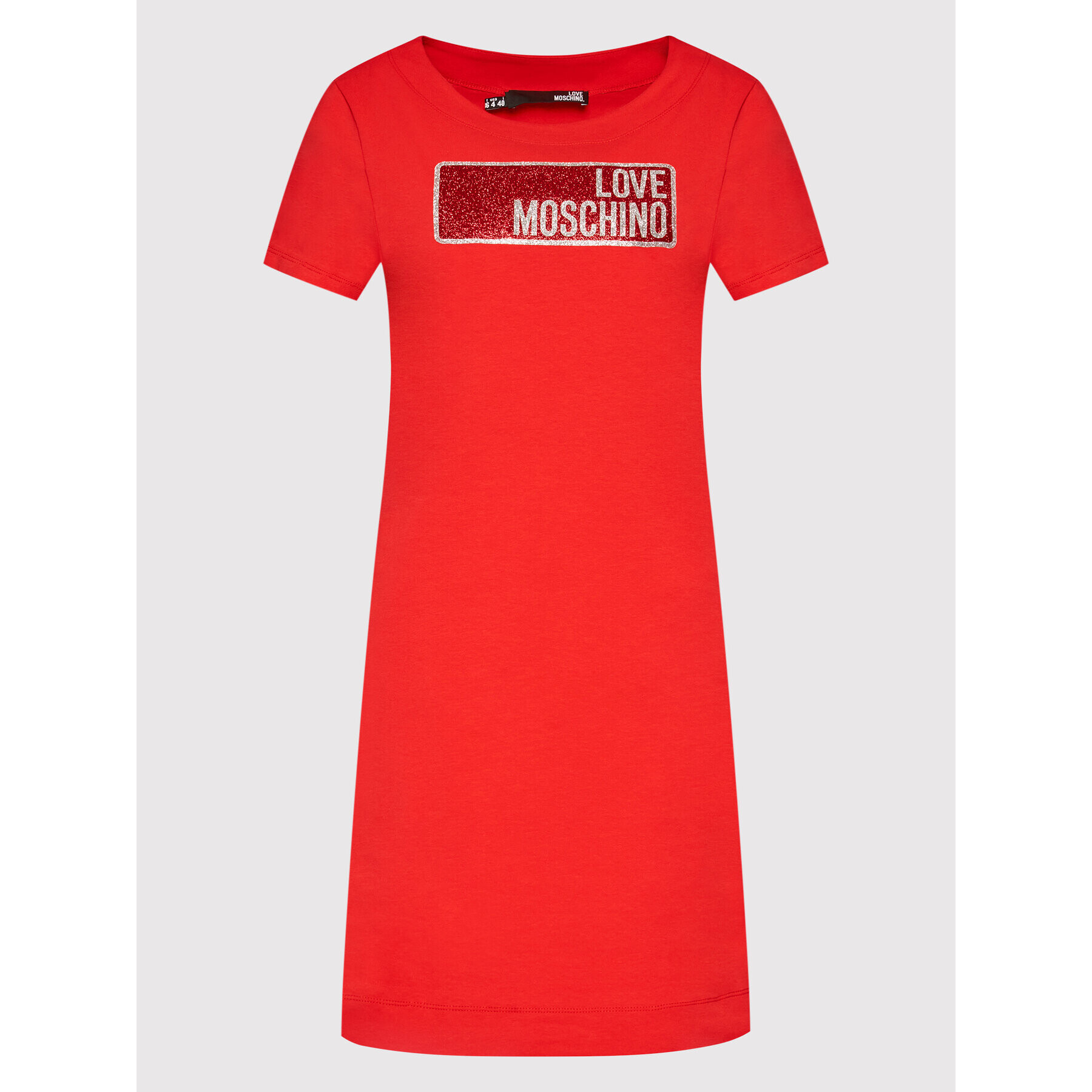 LOVE MOSCHINO Ежедневна рокля W592917E 1951 Червен Regular Fit - Pepit.bg