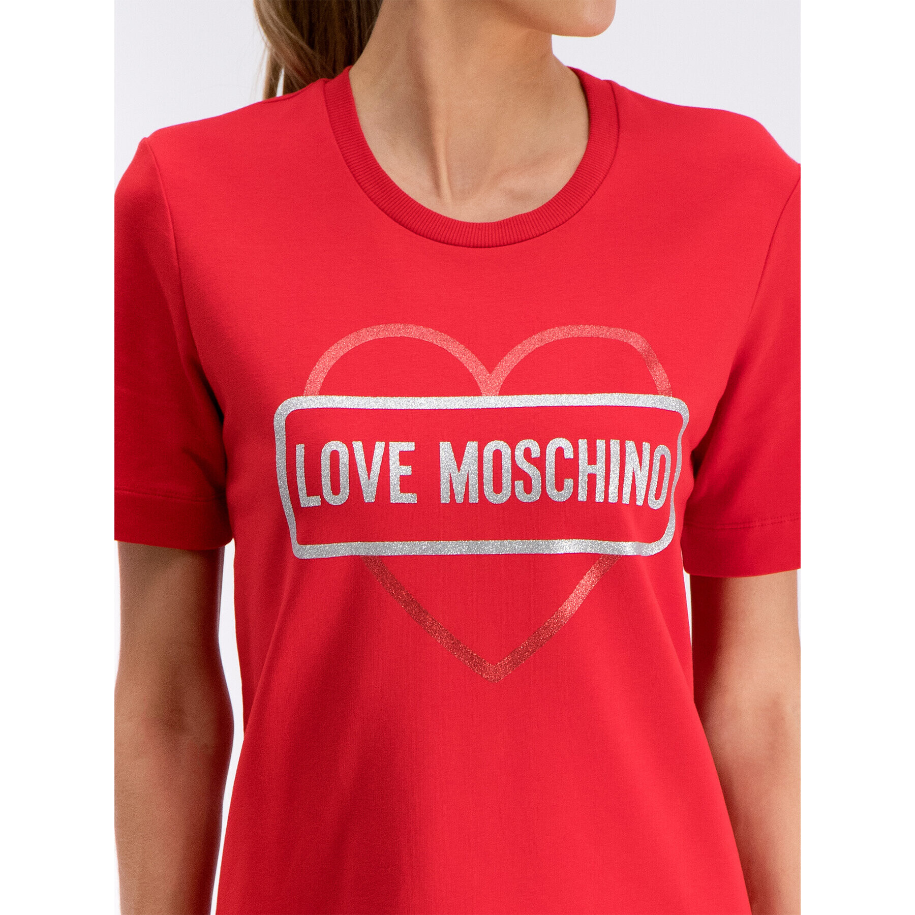 LOVE MOSCHINO Ежедневна рокля W5A0206E 2017 Червен Regular Fit - Pepit.bg