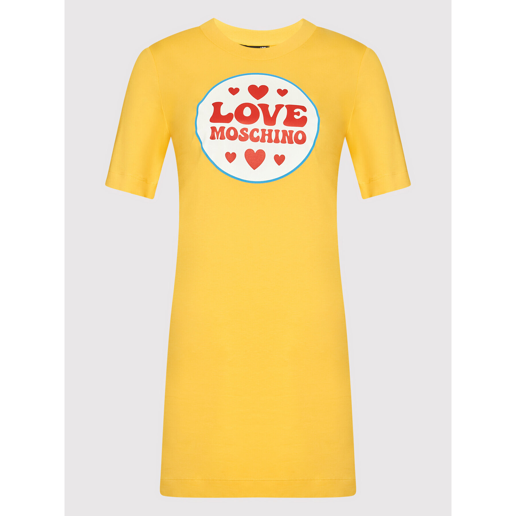 LOVE MOSCHINO Ежедневна рокля W5A0228E 1951 Жълт Regular Fit - Pepit.bg