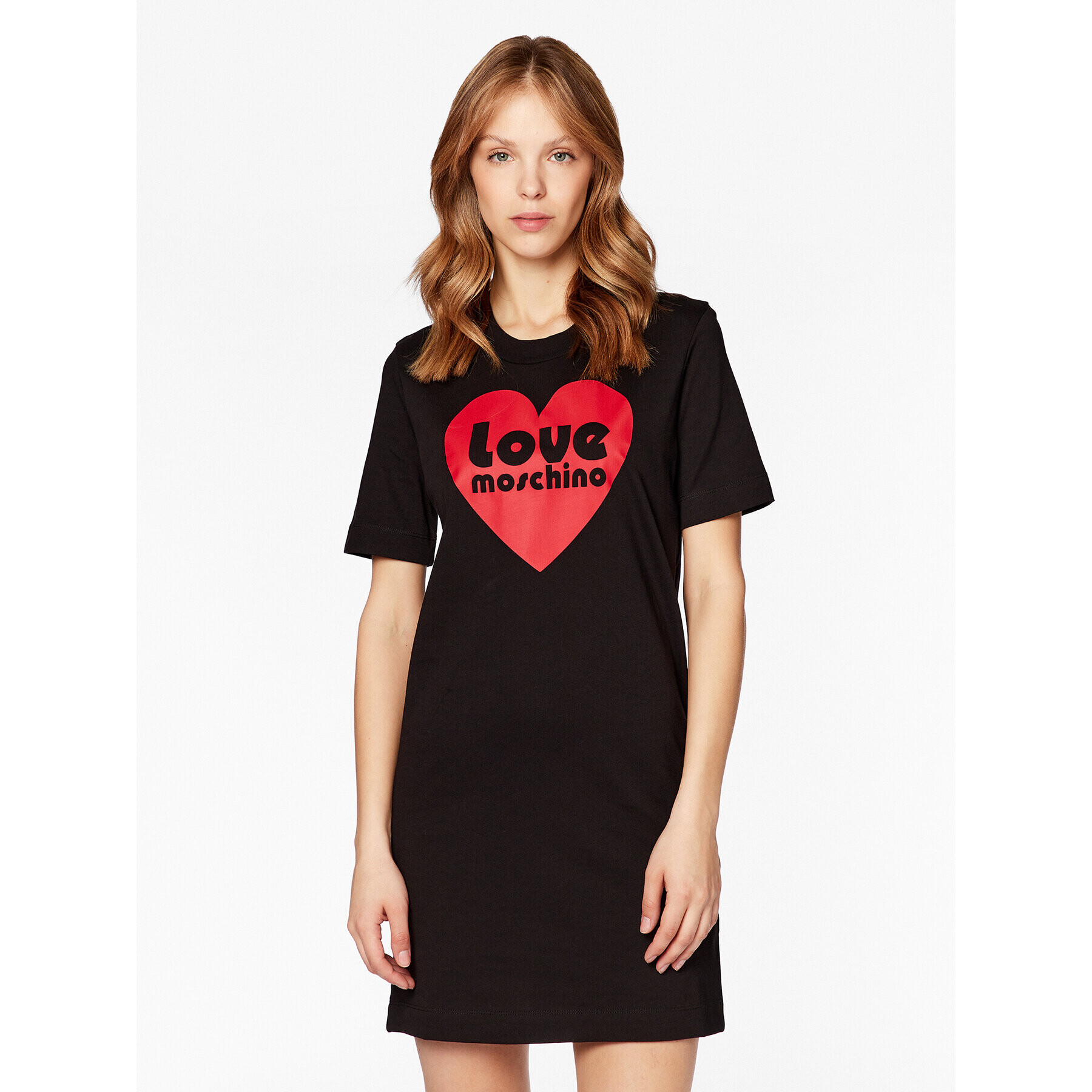 LOVE MOSCHINO Ежедневна рокля W5A0230M 4405 Черен Regular Fit - Pepit.bg