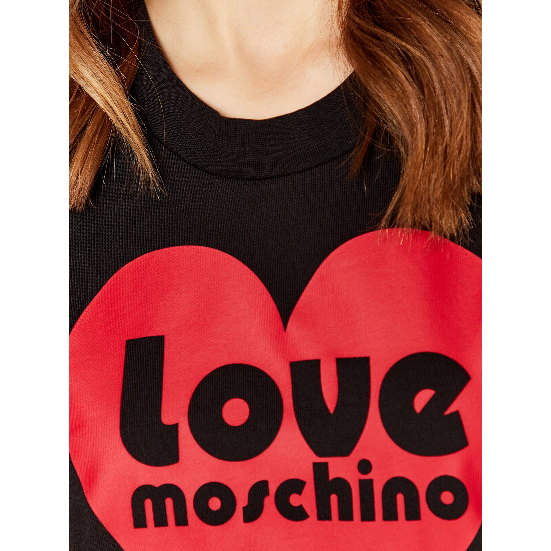 LOVE MOSCHINO Ежедневна рокля W5A0230M 4405 Черен Regular Fit - Pepit.bg