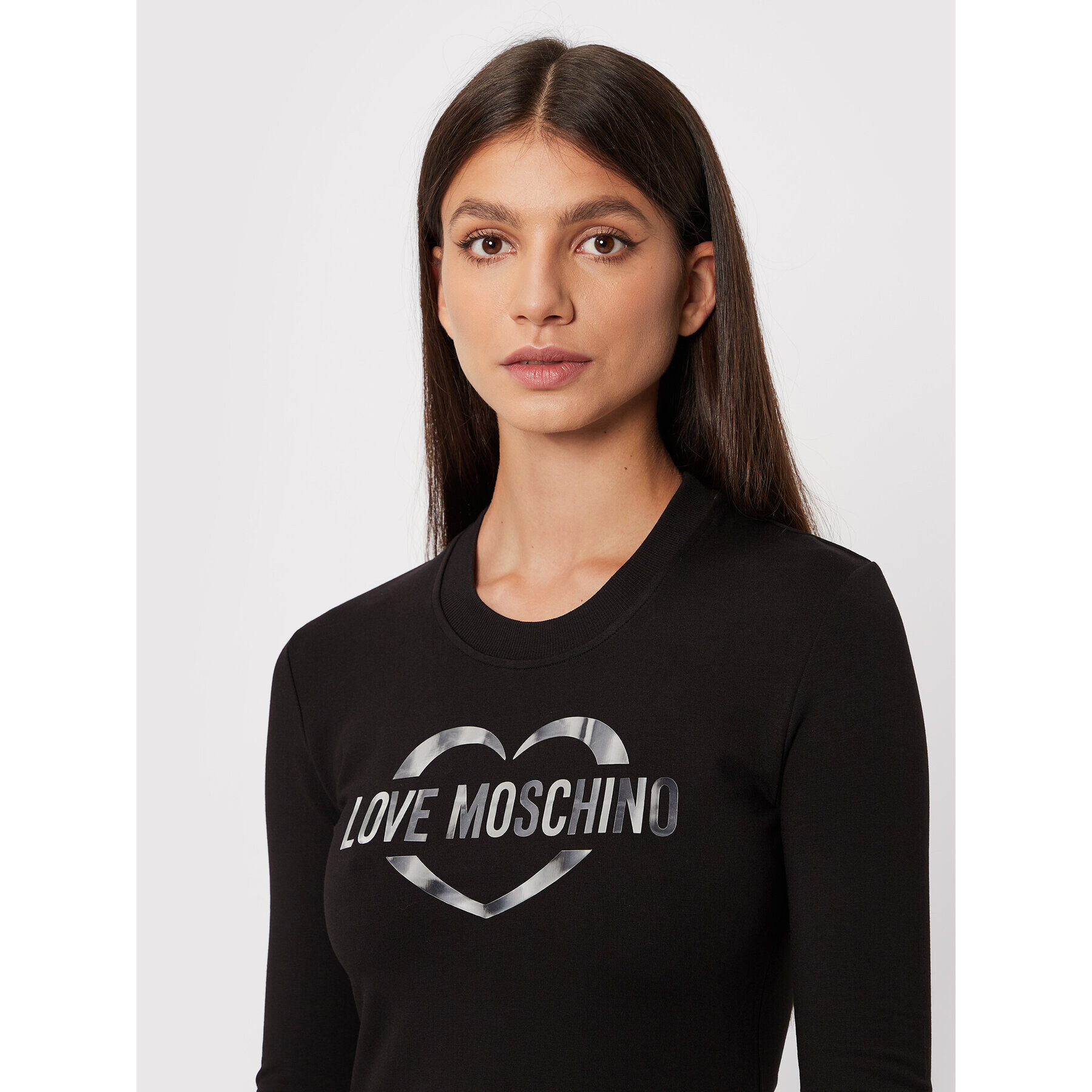 LOVE MOSCHINO Ежедневна рокля W5C9101E 2374 Черен Regular Fit - Pepit.bg