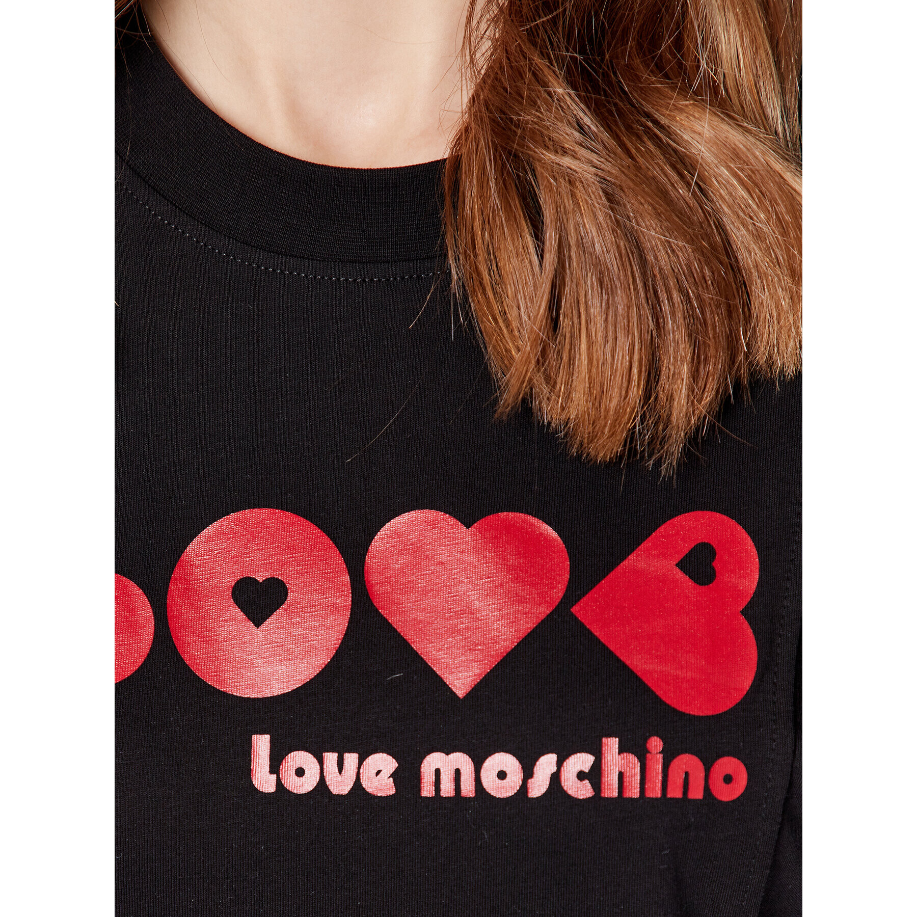 LOVE MOSCHINO Ежедневна рокля W5D1601M 3876 Черен Regular Fit - Pepit.bg