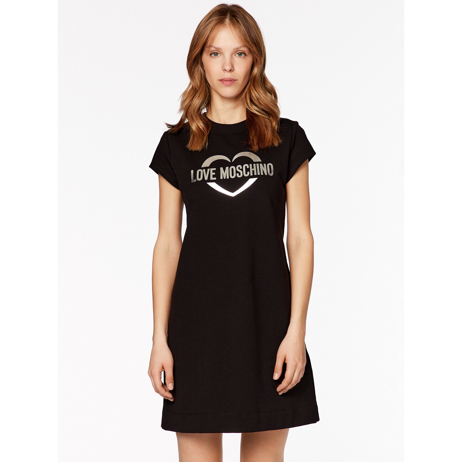 LOVE MOSCHINO Ежедневна рокля W5D1901E 2246 Черен Regular Fit - Pepit.bg